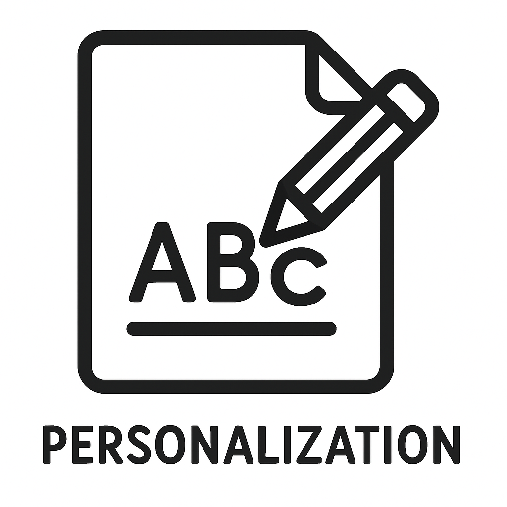 Personalized Initials, Product Customization | LAND Leather Goods