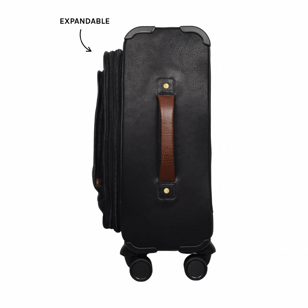Deluxe 22" Expandable Spinner - LAND Leather Goods