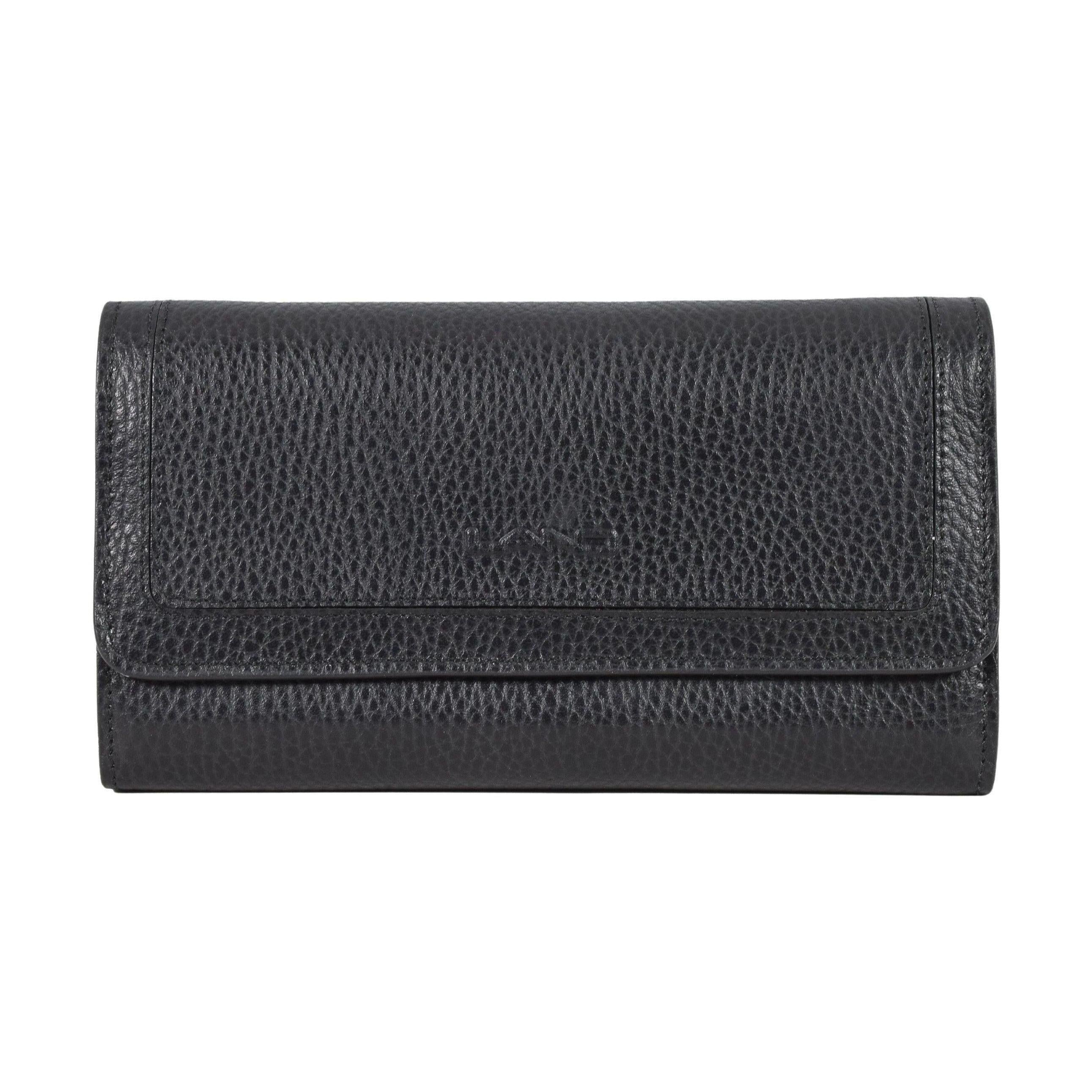 Double Snap Checkbook Wallet, Wallet | LAND Leather Goods