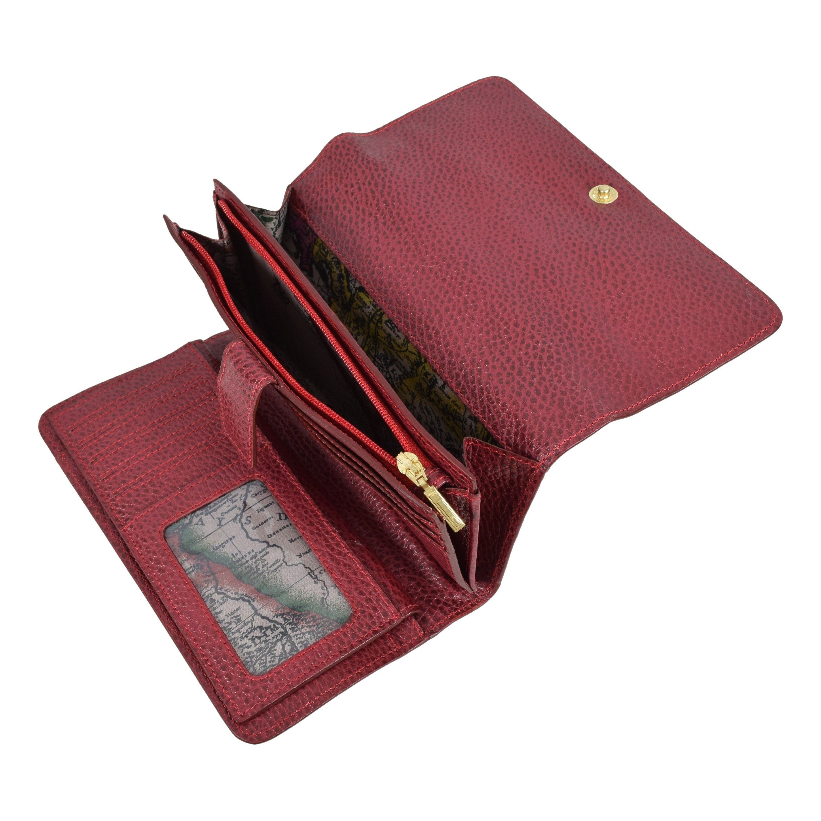 Double Snap Checkbook Wallet, Wallet | LAND Leather Goods