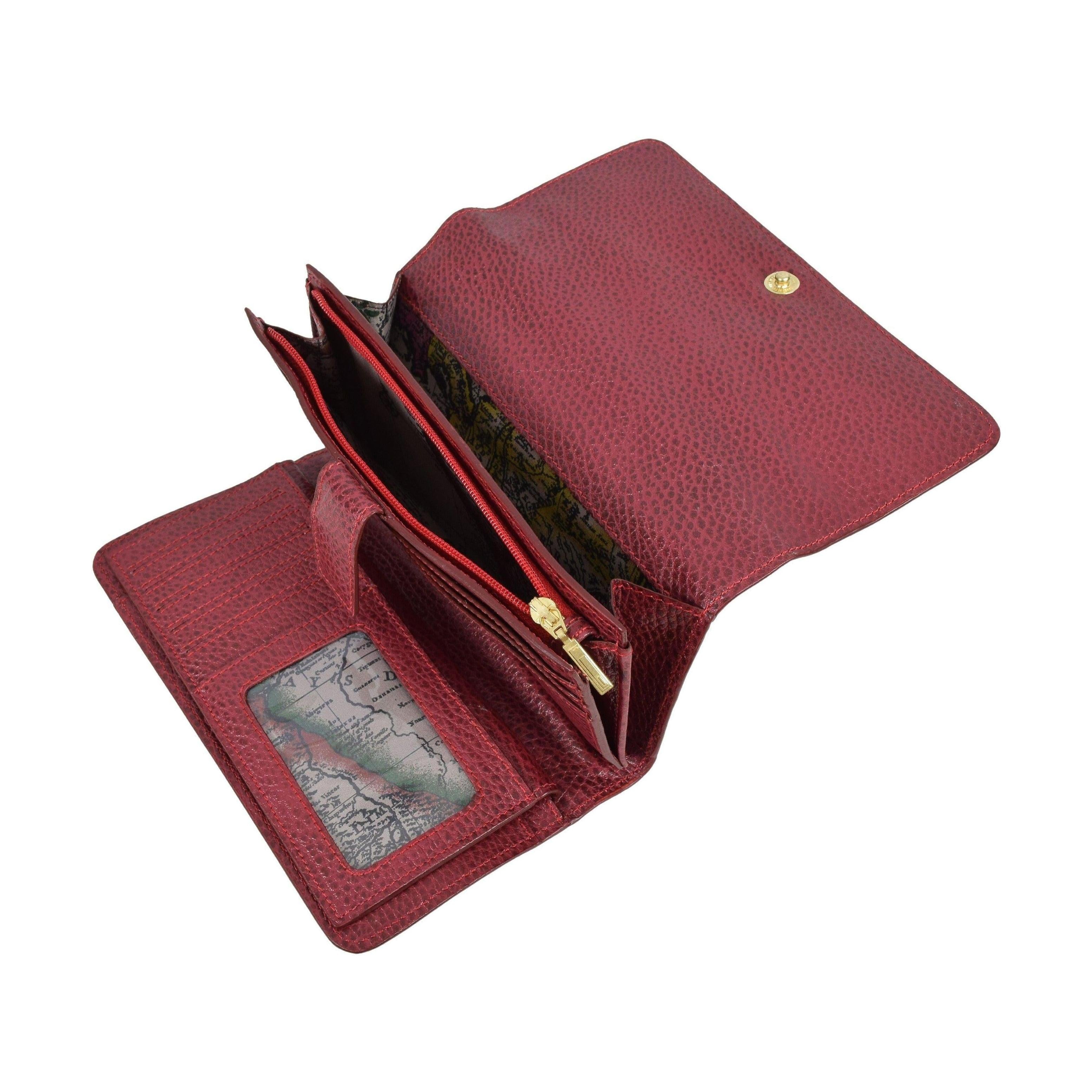 Double Snap Checkbook Wallet, Wallet | LAND Leather Goods