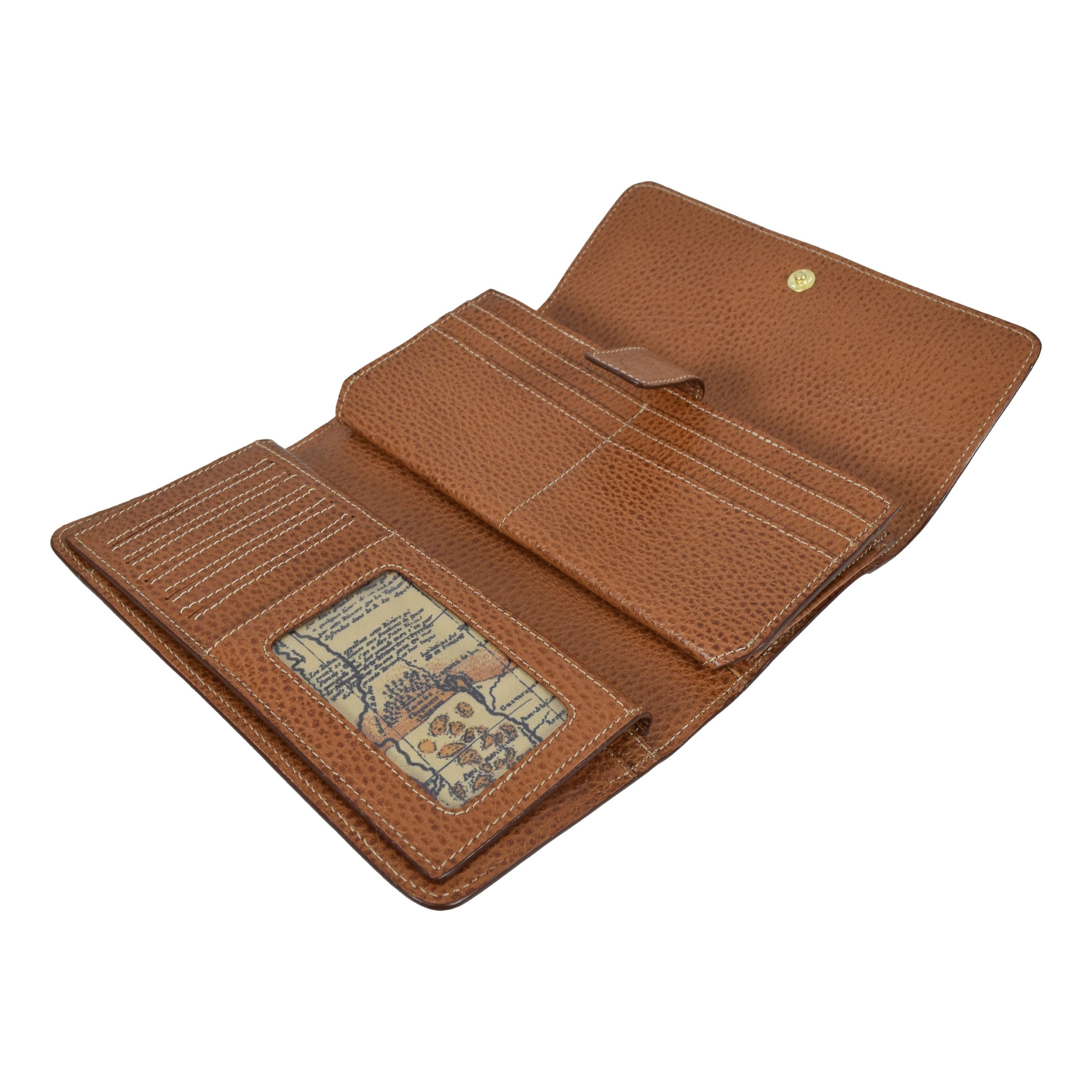 Double Snap Checkbook Wallet, Wallet | LAND Leather Goods