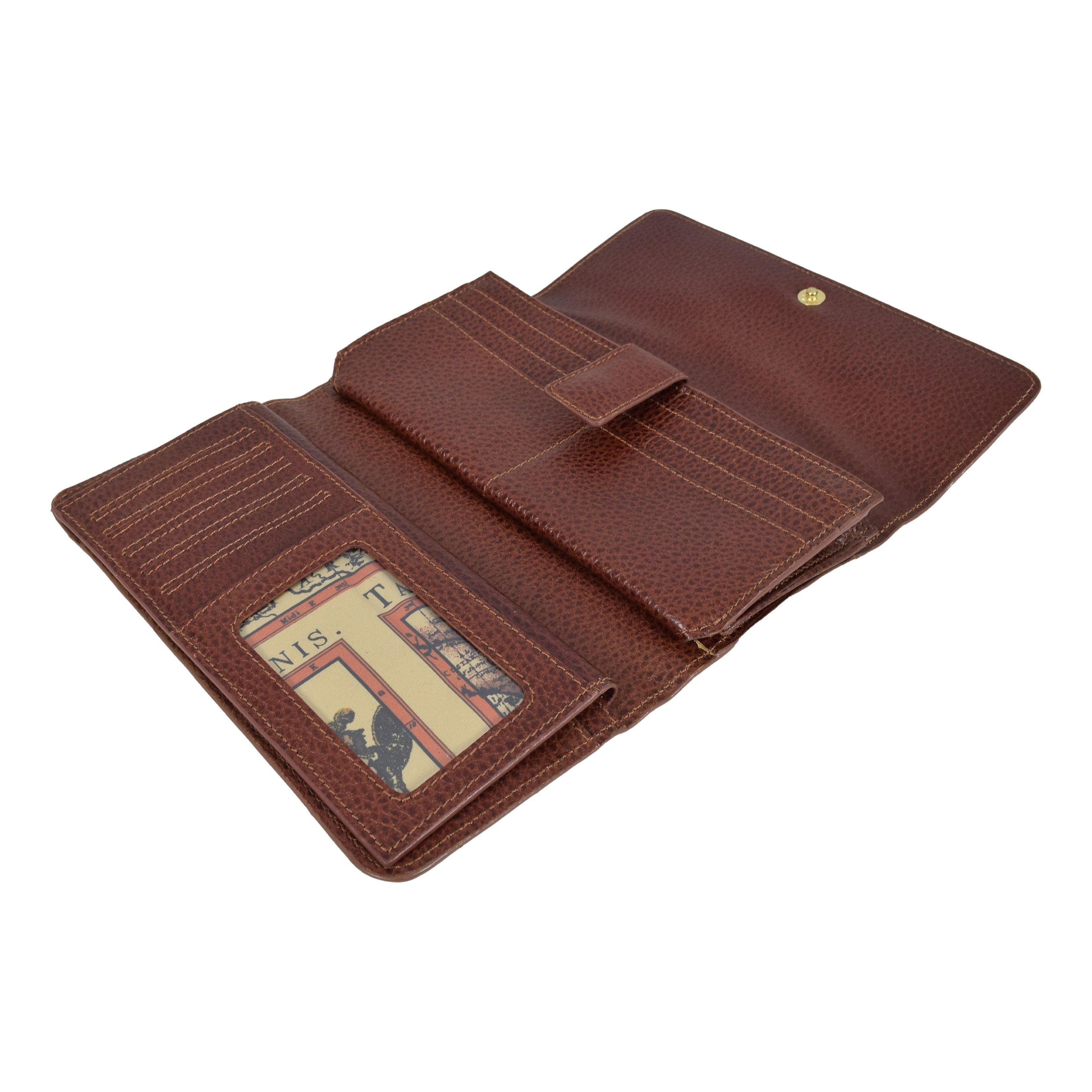 Double Snap Checkbook Wallet, Wallet | LAND Leather Goods