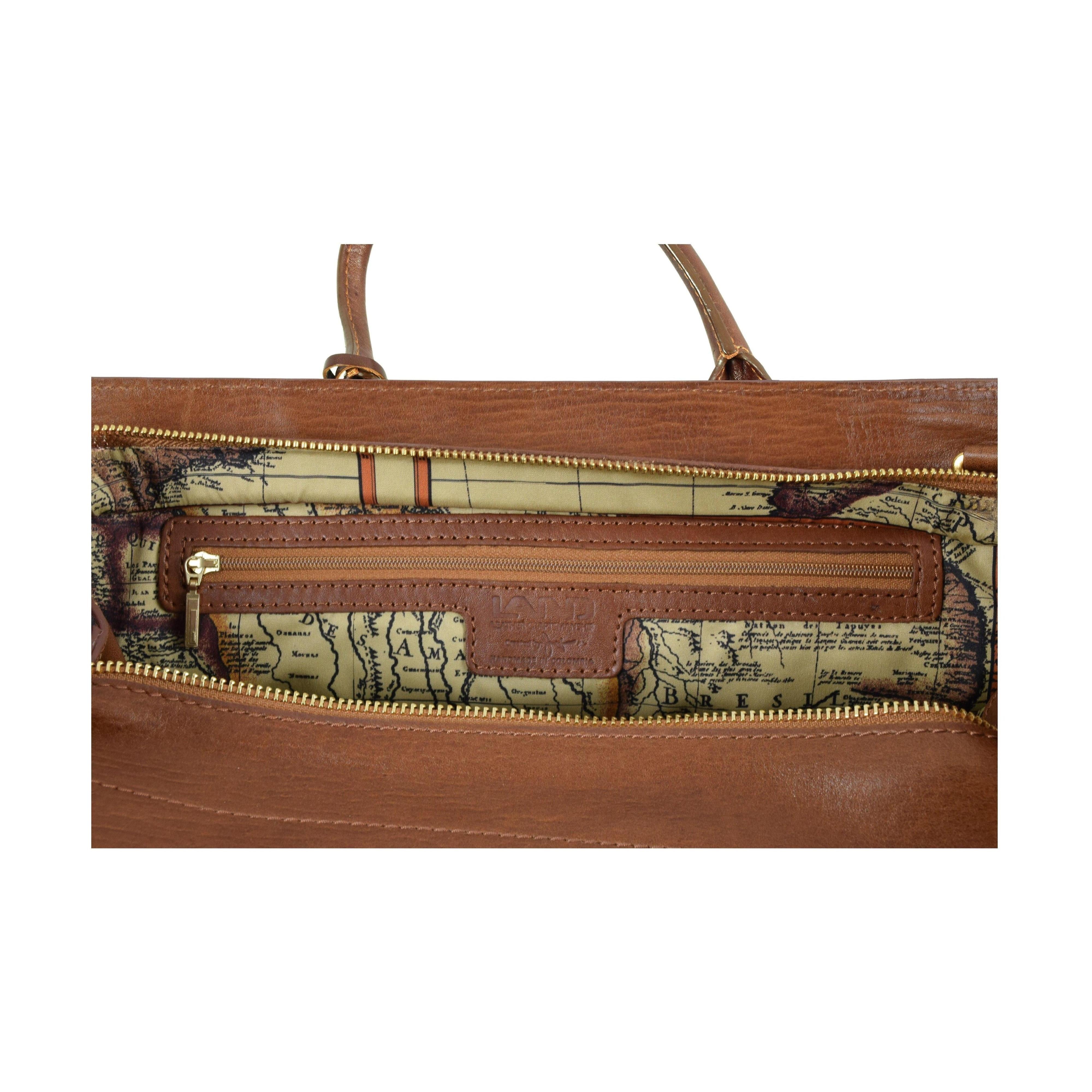 Courtney East/West Tote, Handbag | LAND Leather Goods