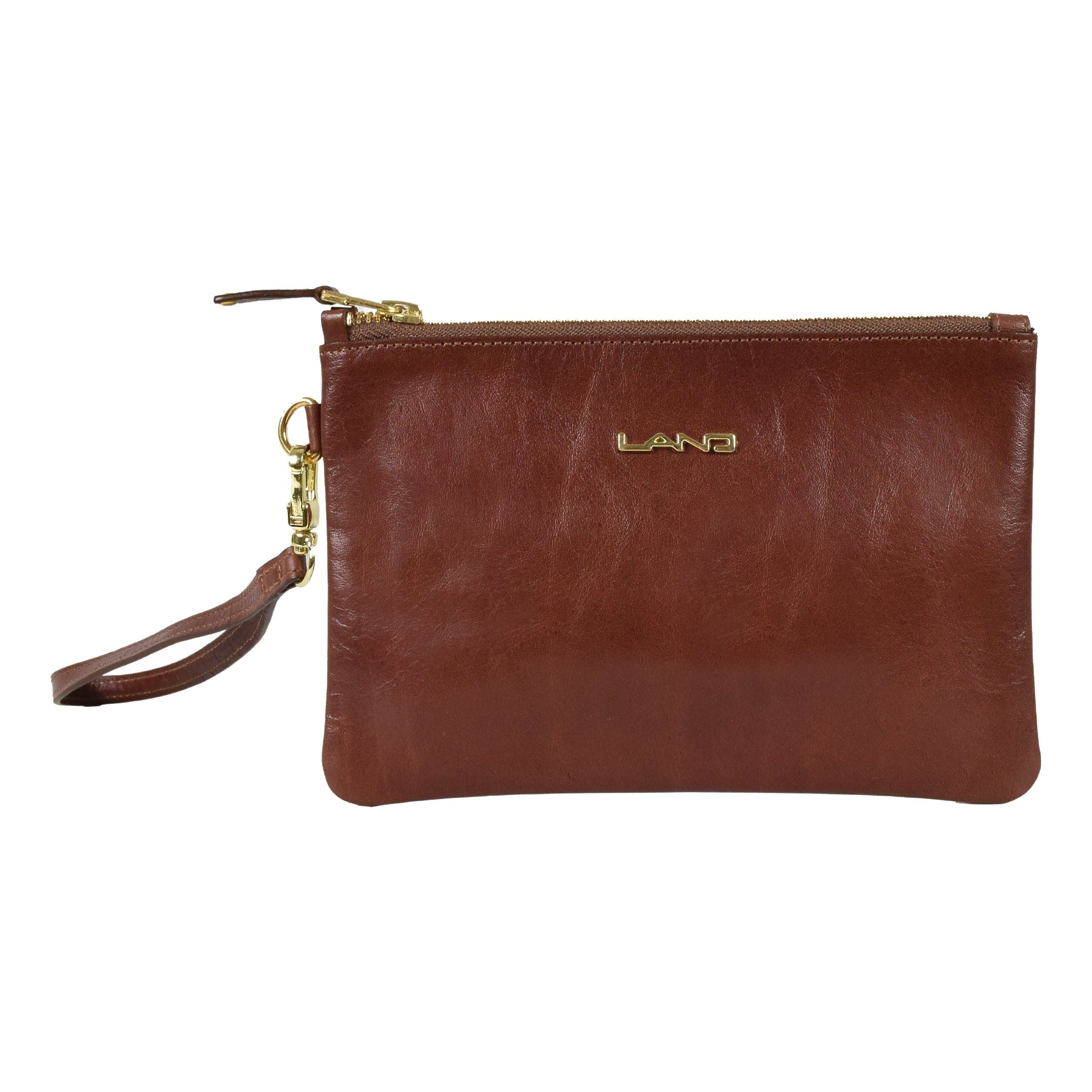 Ladies London Clutch, Wristlet | LAND Leather Goods