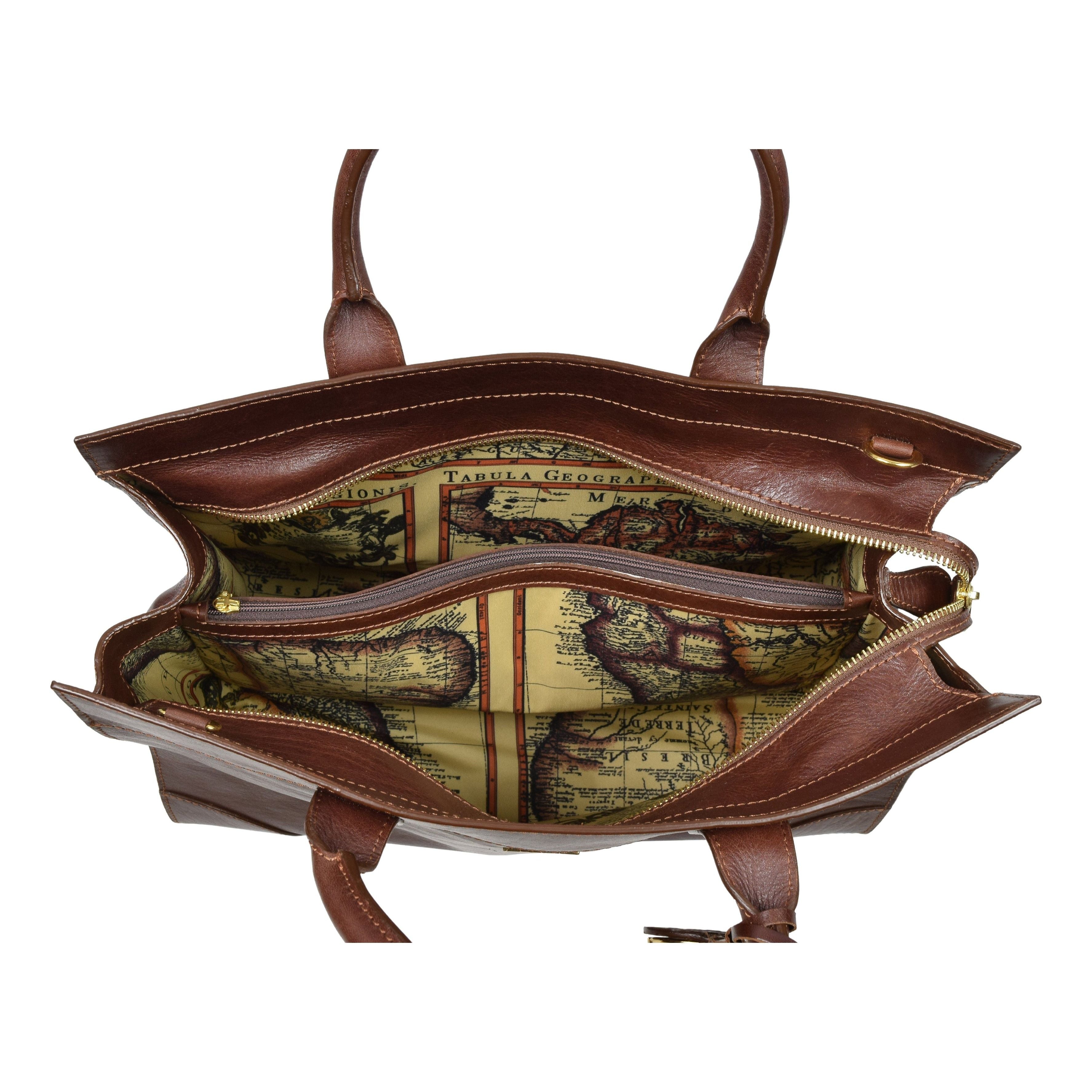 Courtney East/West Tote, Handbag | LAND Leather Goods