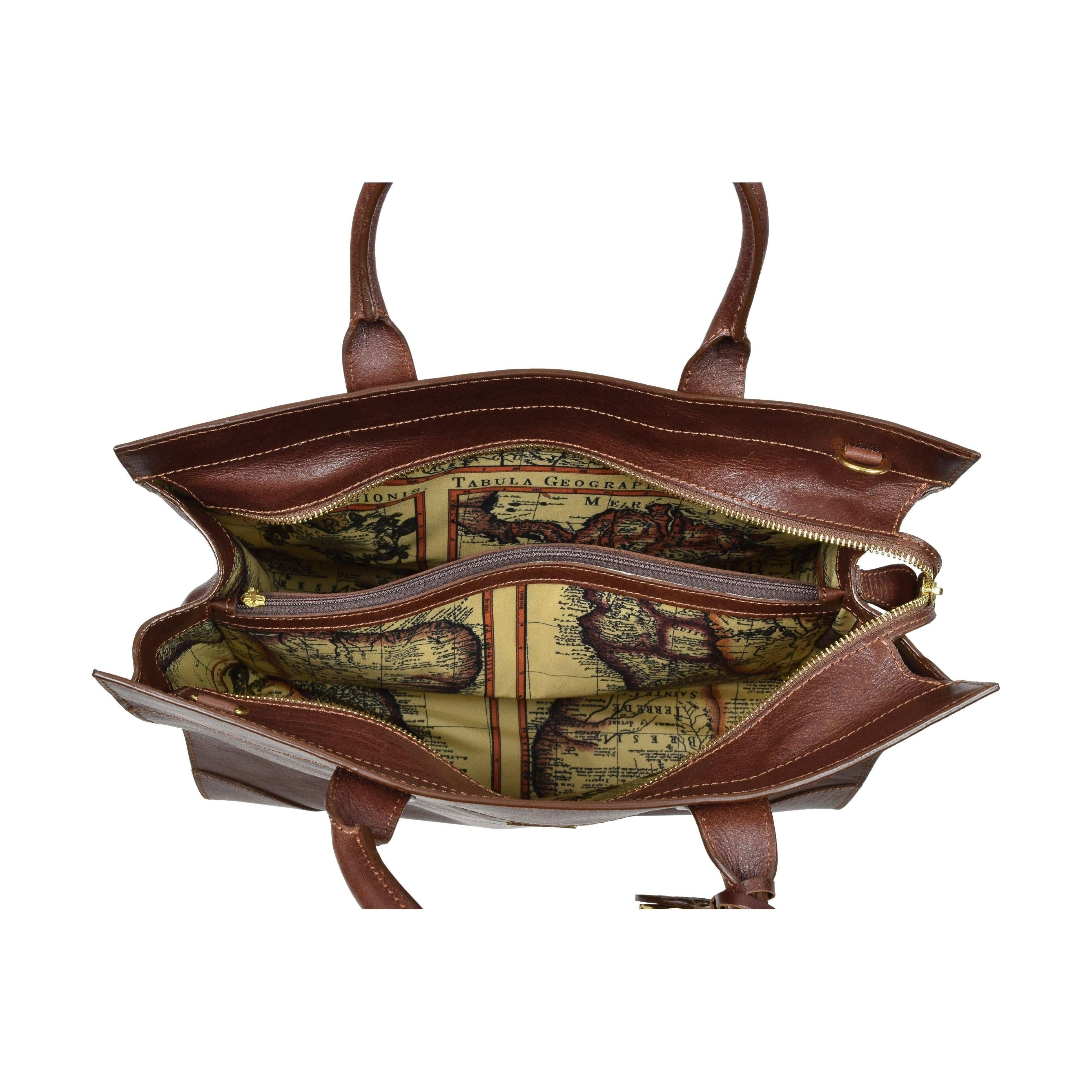 Courtney East/West Tote, Handbag | LAND Leather Goods