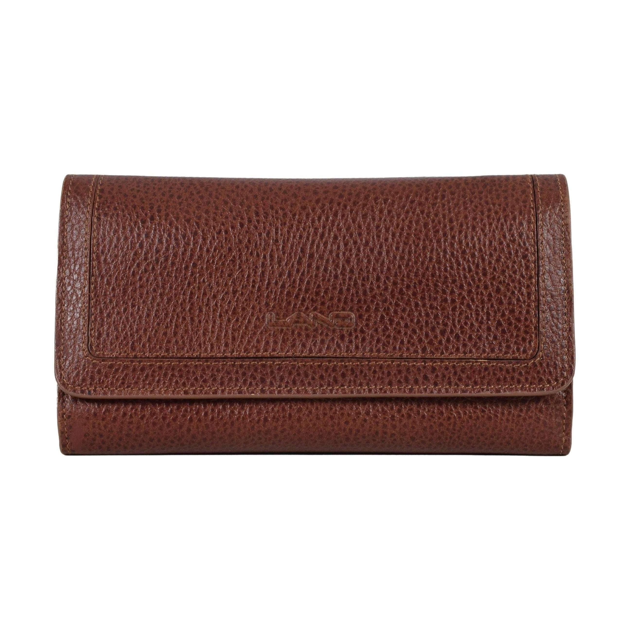 Double Snap Checkbook Wallet, Wallet | LAND Leather Goods