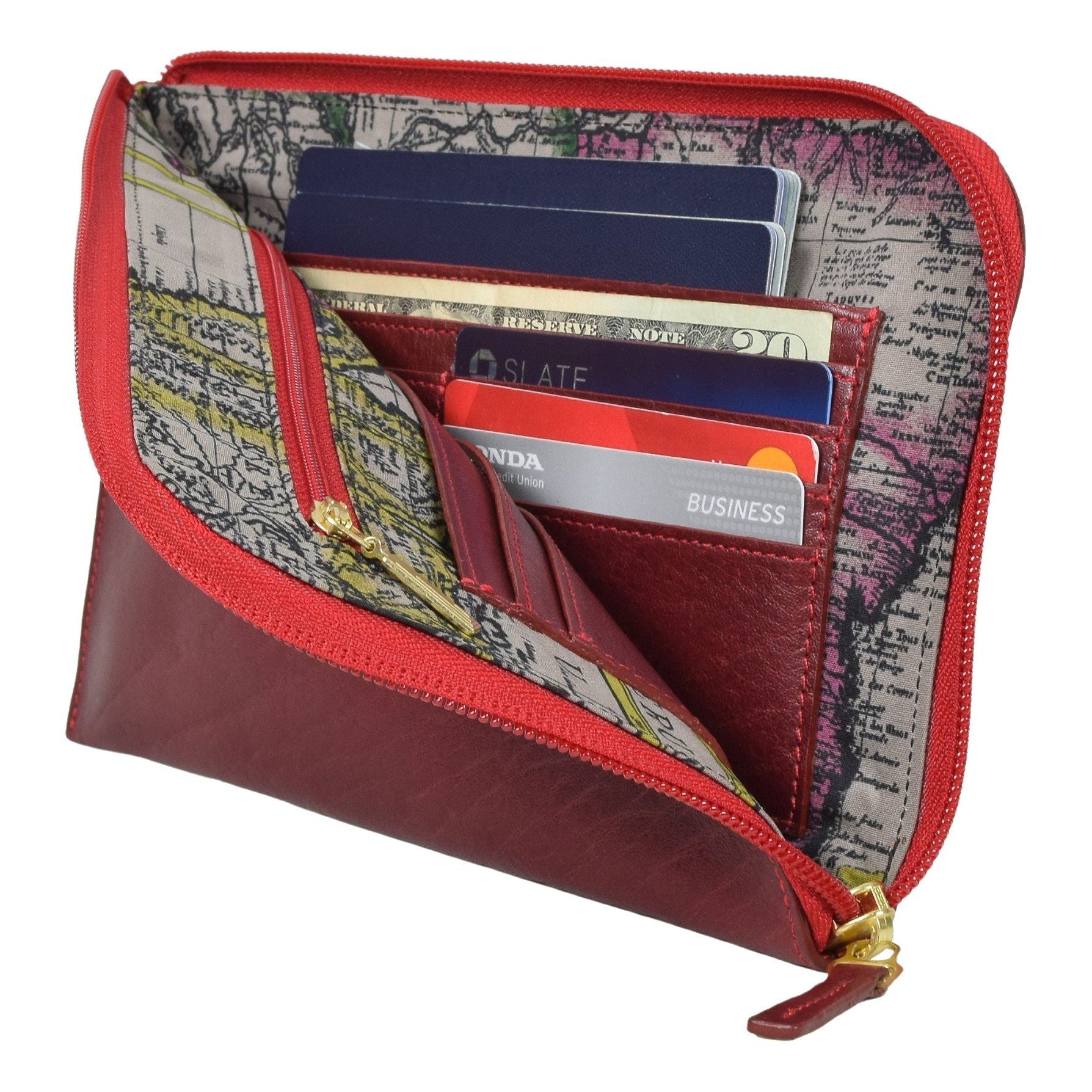 The Travel Caddy, Travel Wallet | LAND Leather Goods