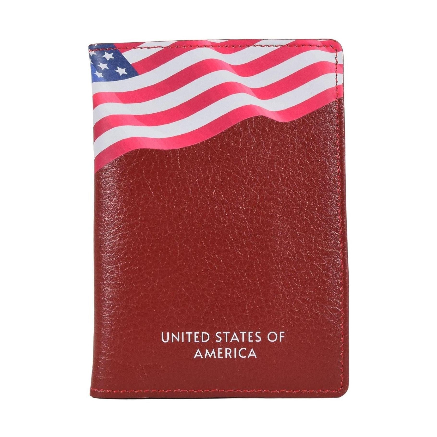 USA Heritage Passport Case, Passport Case | LAND Leather Goods