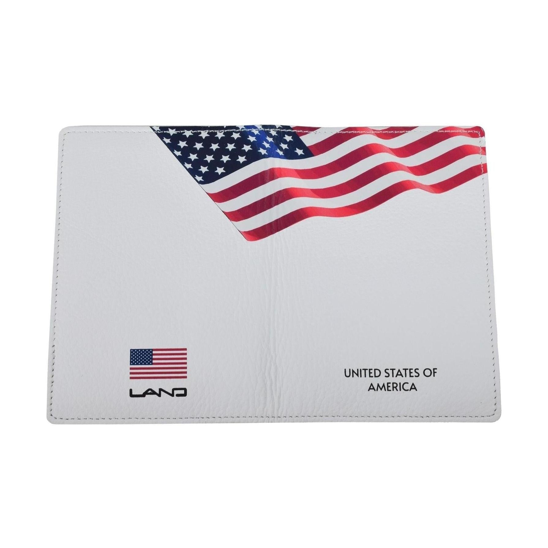 USA Heritage Passport Case, Passport Case | LAND Leather Goods