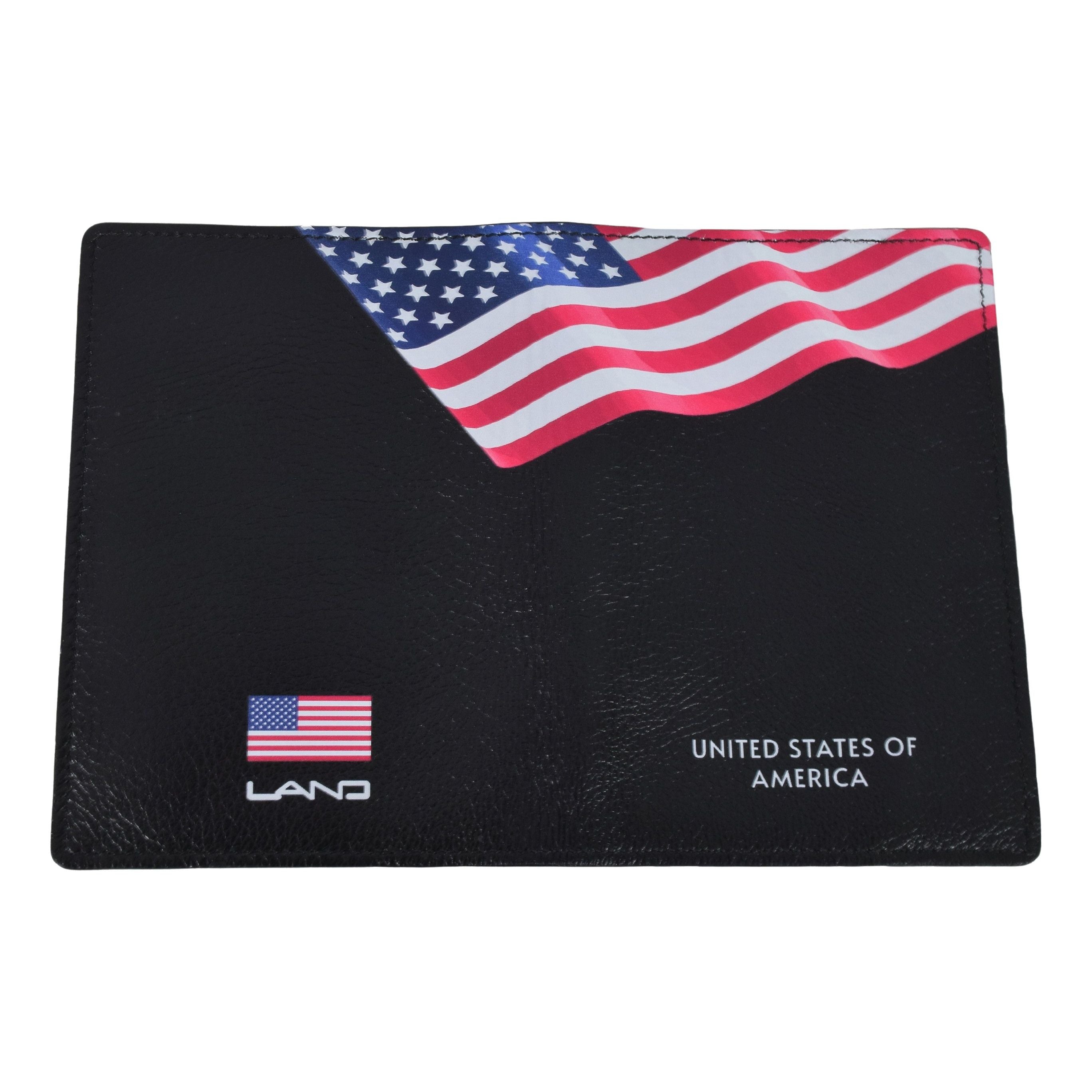 USA Heritage Passport Case, Passport Case | LAND Leather Goods