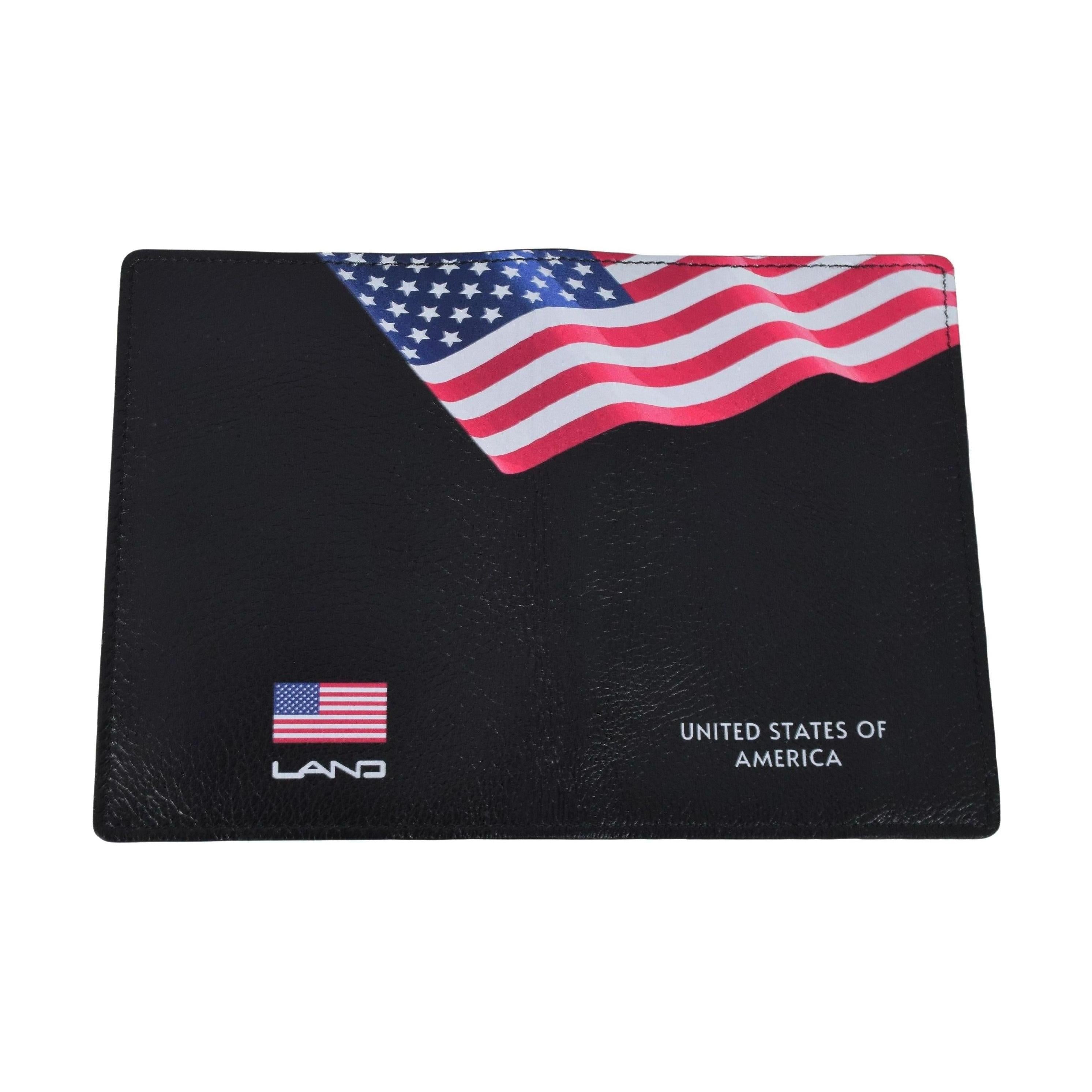 USA Heritage Passport Case, Passport Case | LAND Leather Goods
