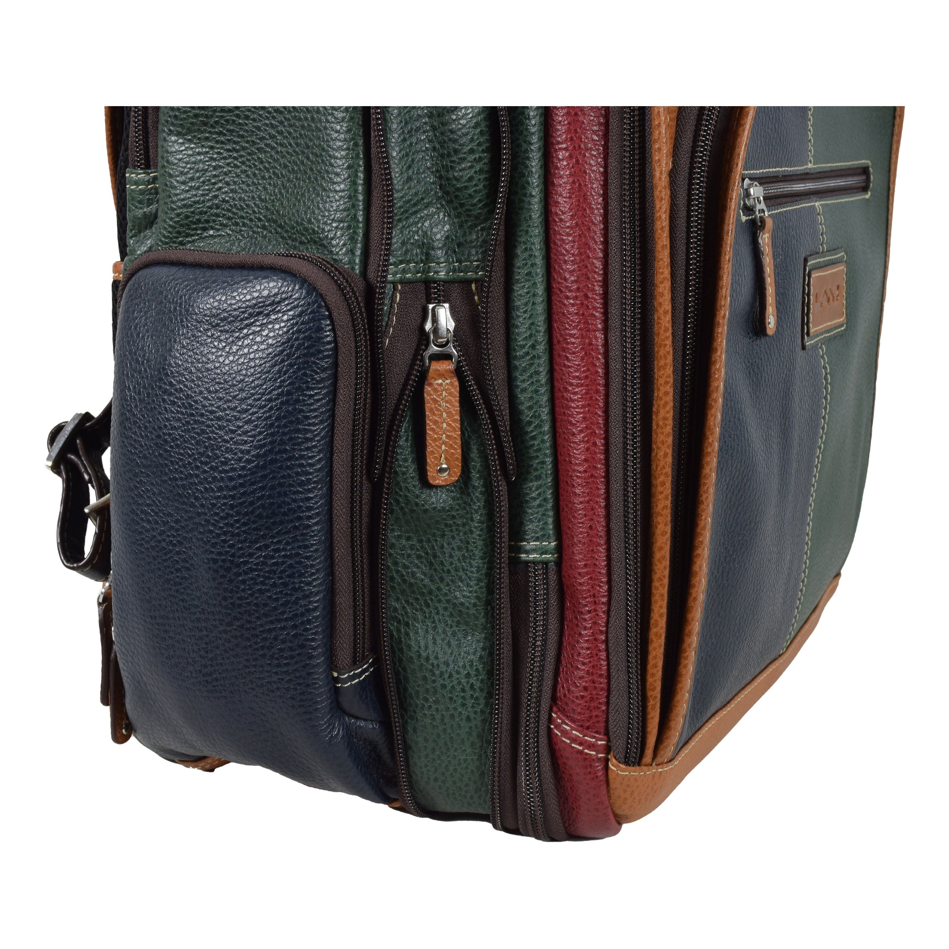 The Expandable Backpack – LAND Leather Goods