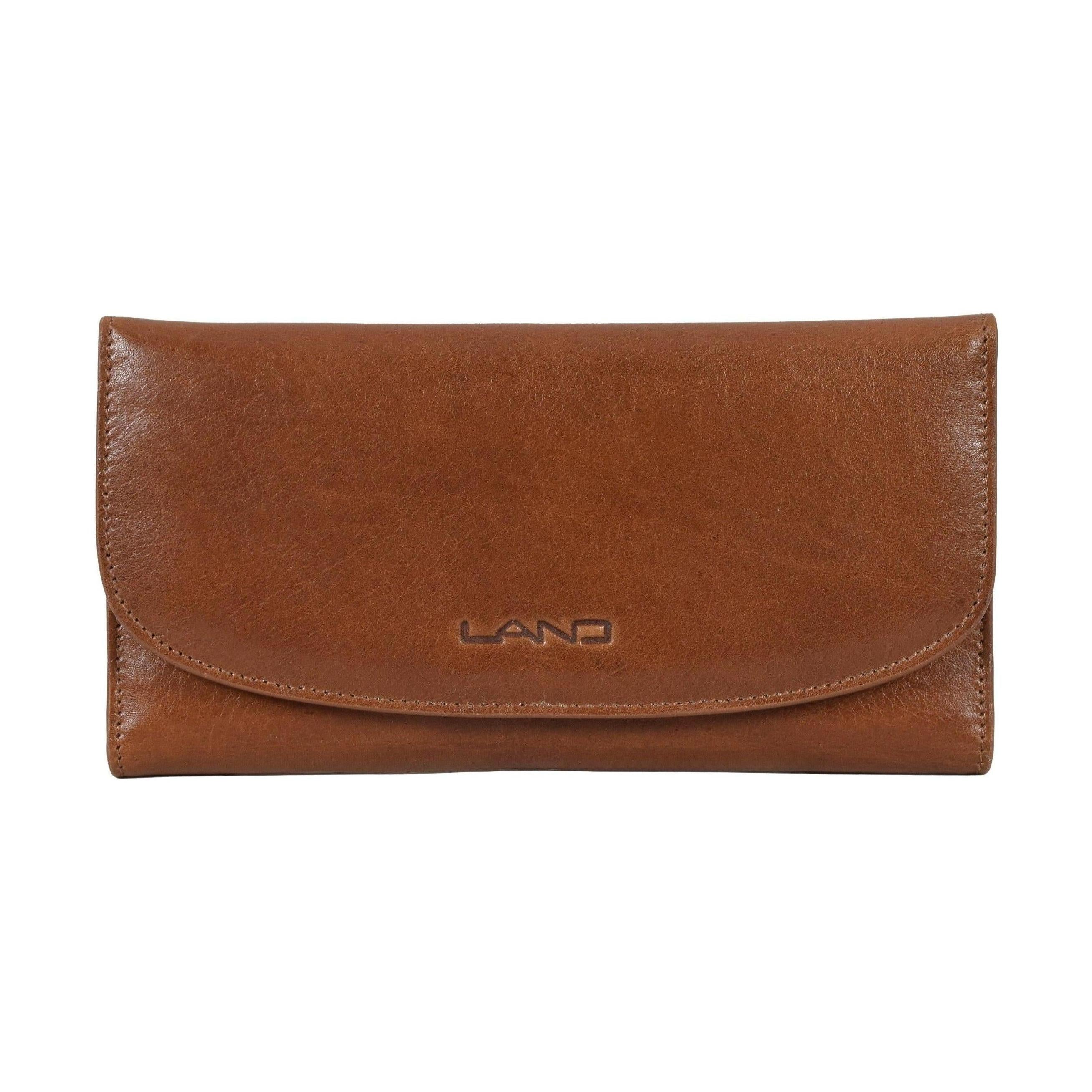 Three Leaf Ladies Wallet, Wallet | LAND Leather Goods