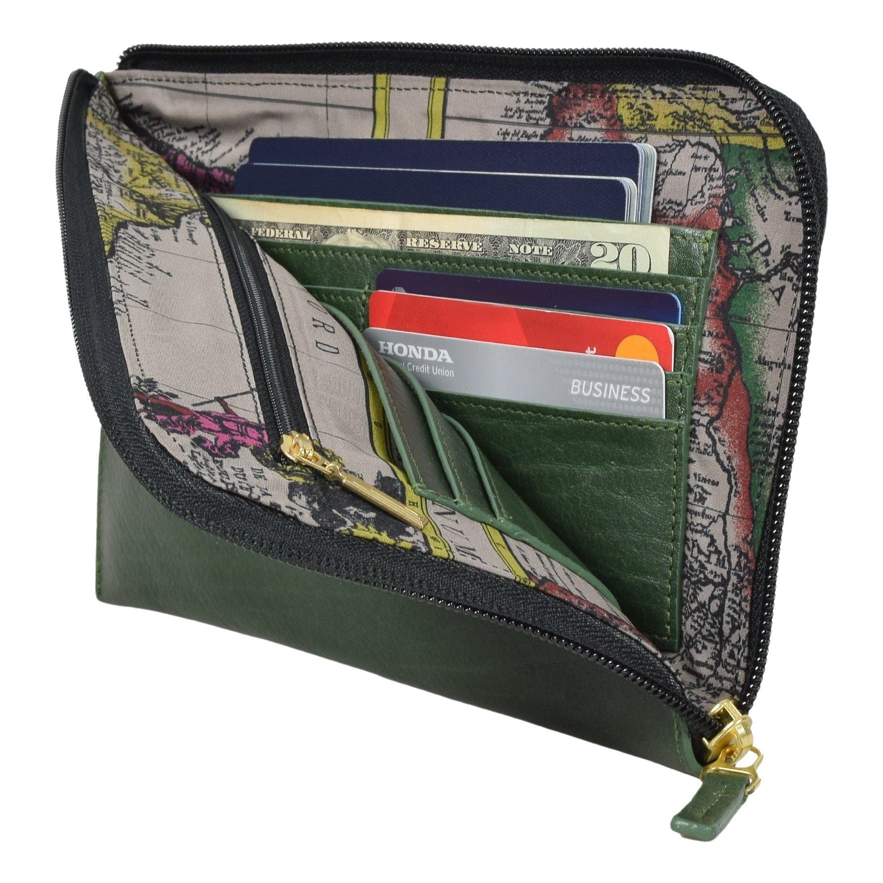 The Travel Caddy, Travel Wallet | LAND Leather Goods