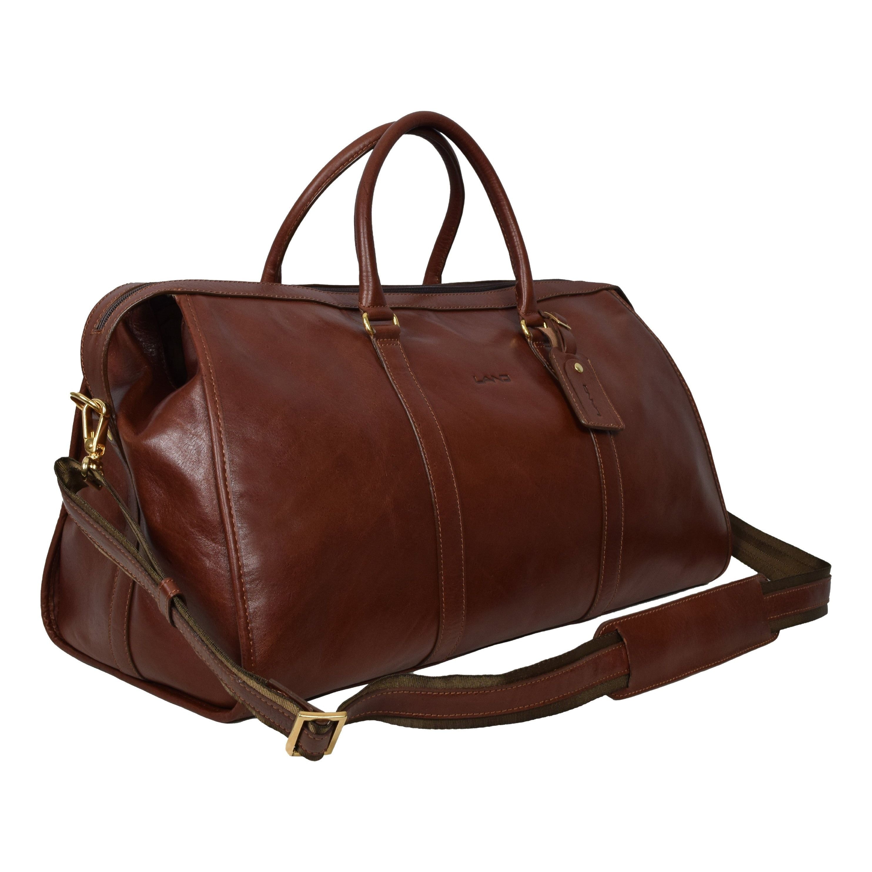 Journey Duffel, Duffel Bag | LAND Leather Goods