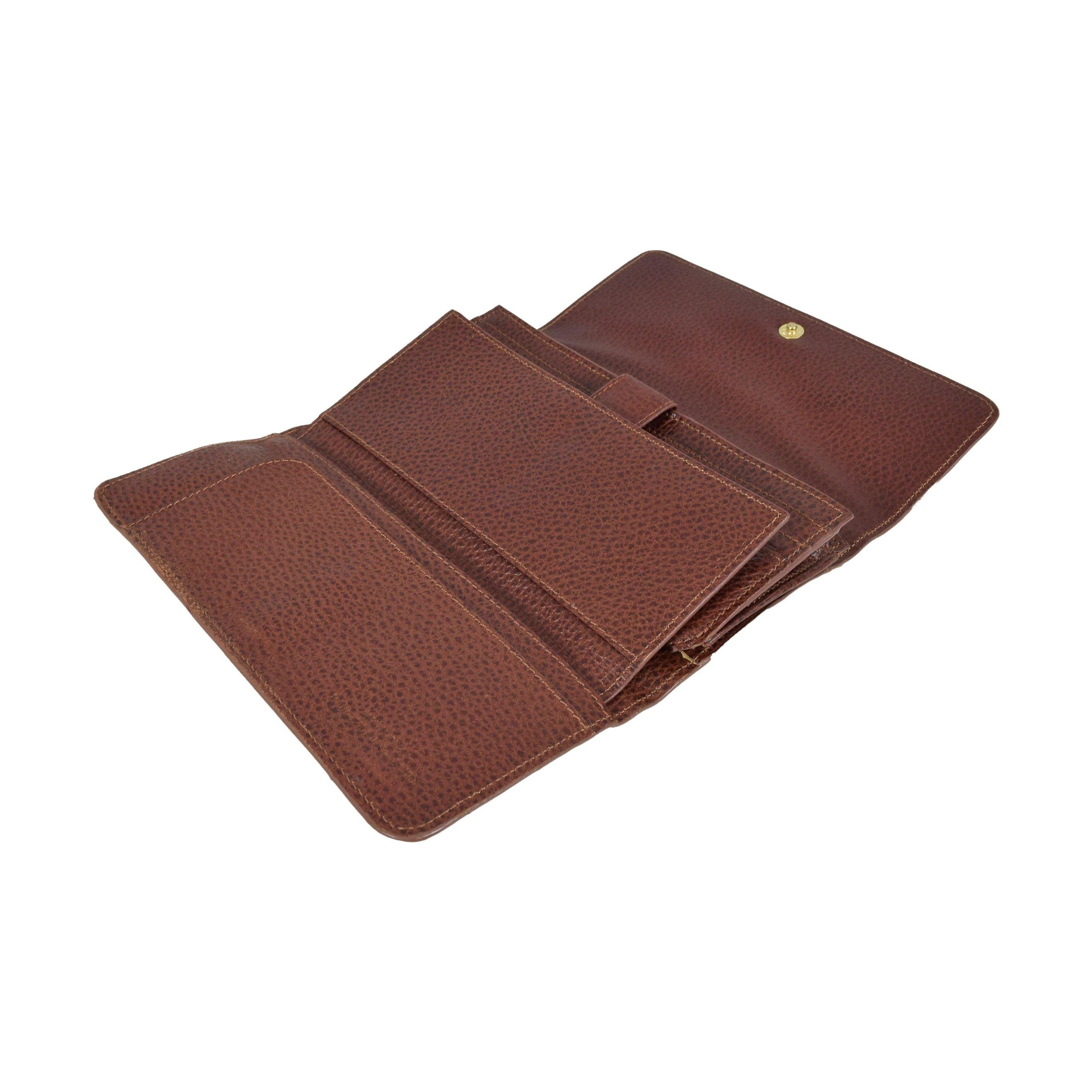 Double Snap Checkbook Wallet, Wallet | LAND Leather Goods