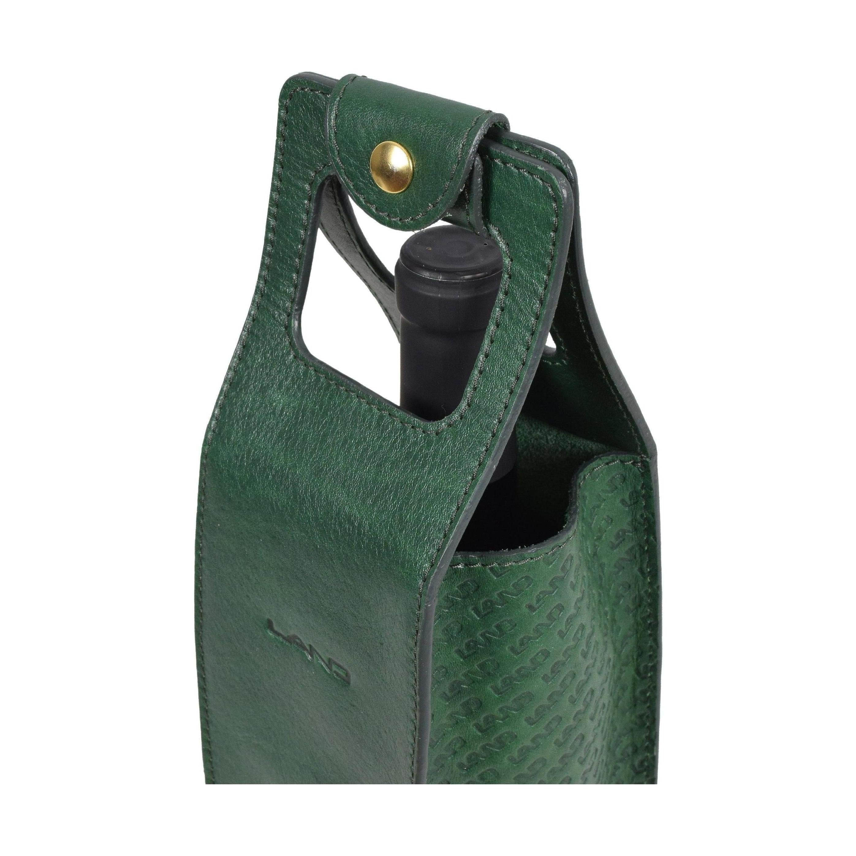 Wine Bottle Tote, Wine Bottle Holder | LAND Leather Goods