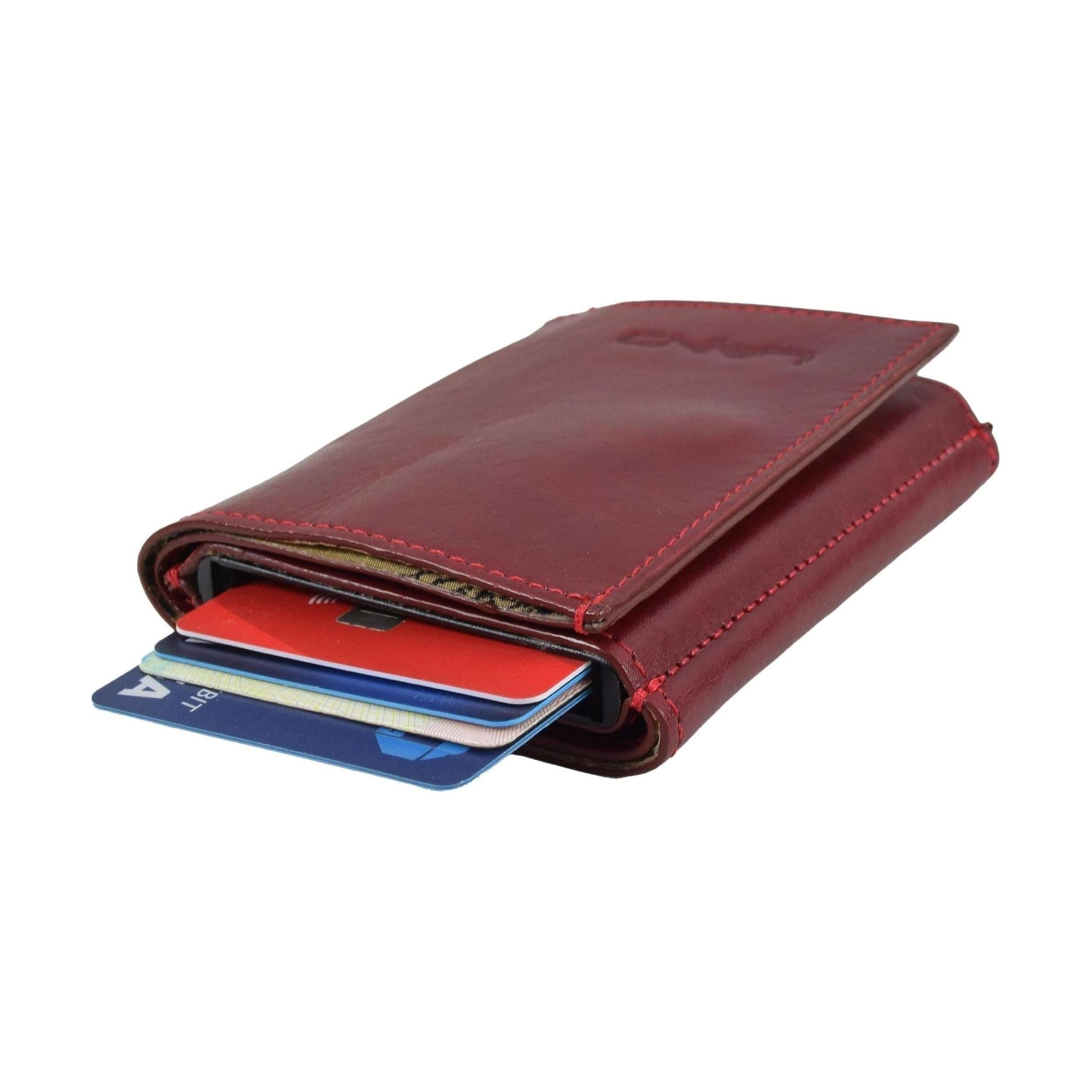 Pop Up Card Case, Wallet | LAND Leather Goods