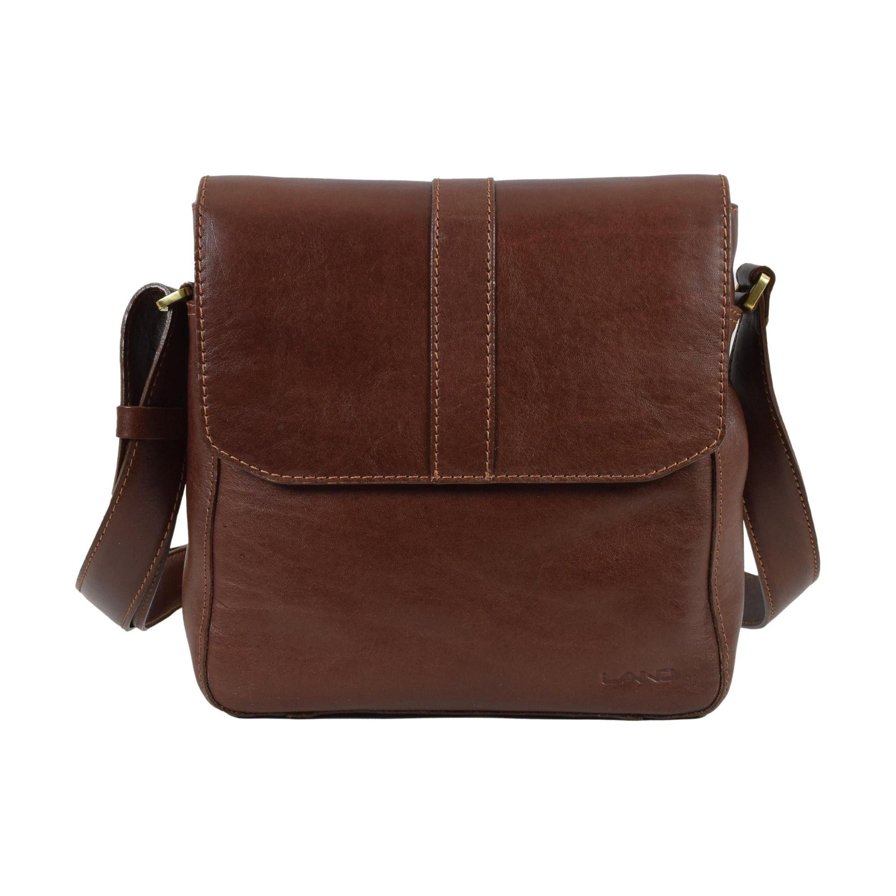Graham Messenger, Crossover Bag | LAND Leather Goods