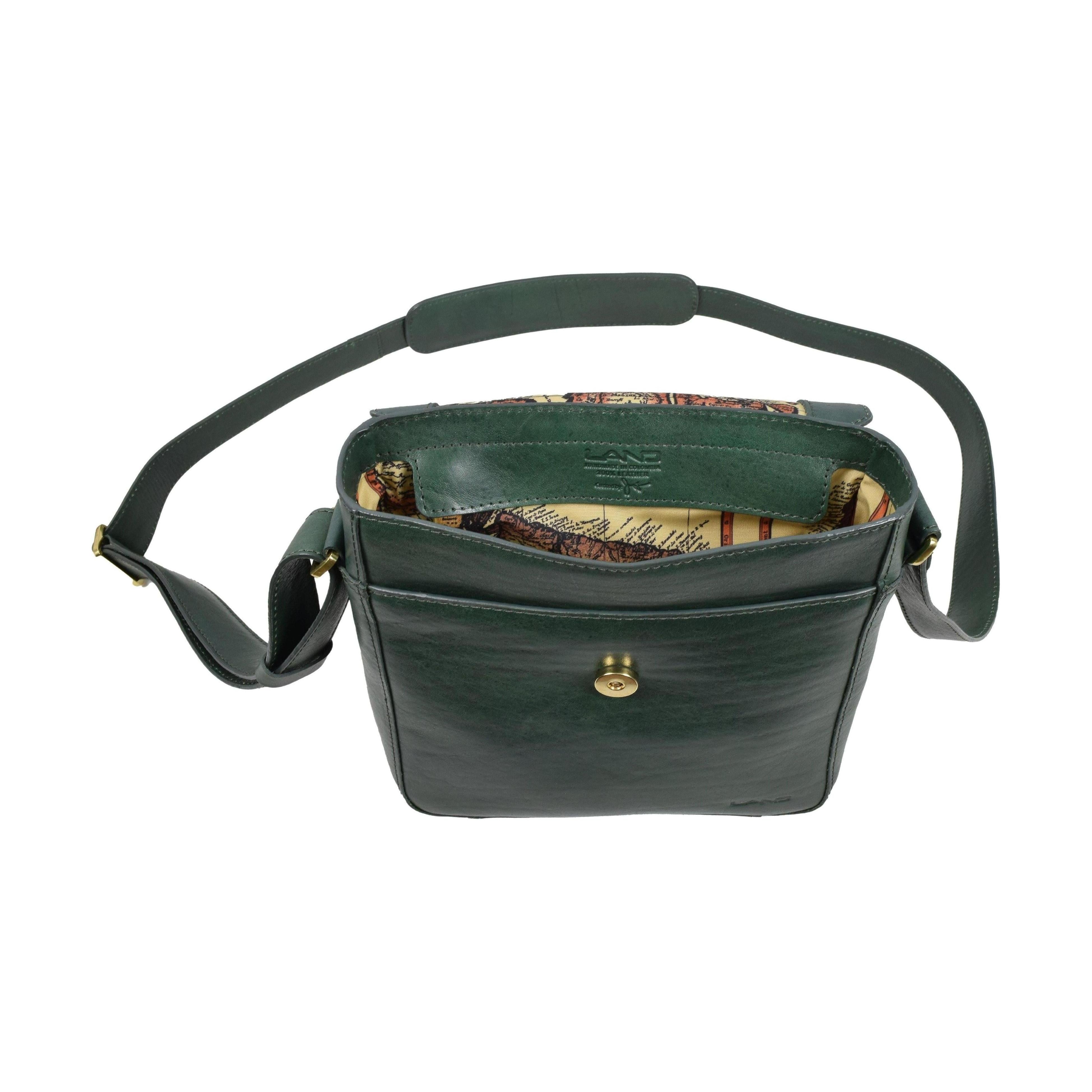 Graham Messenger, Crossover Bag | LAND Leather Goods