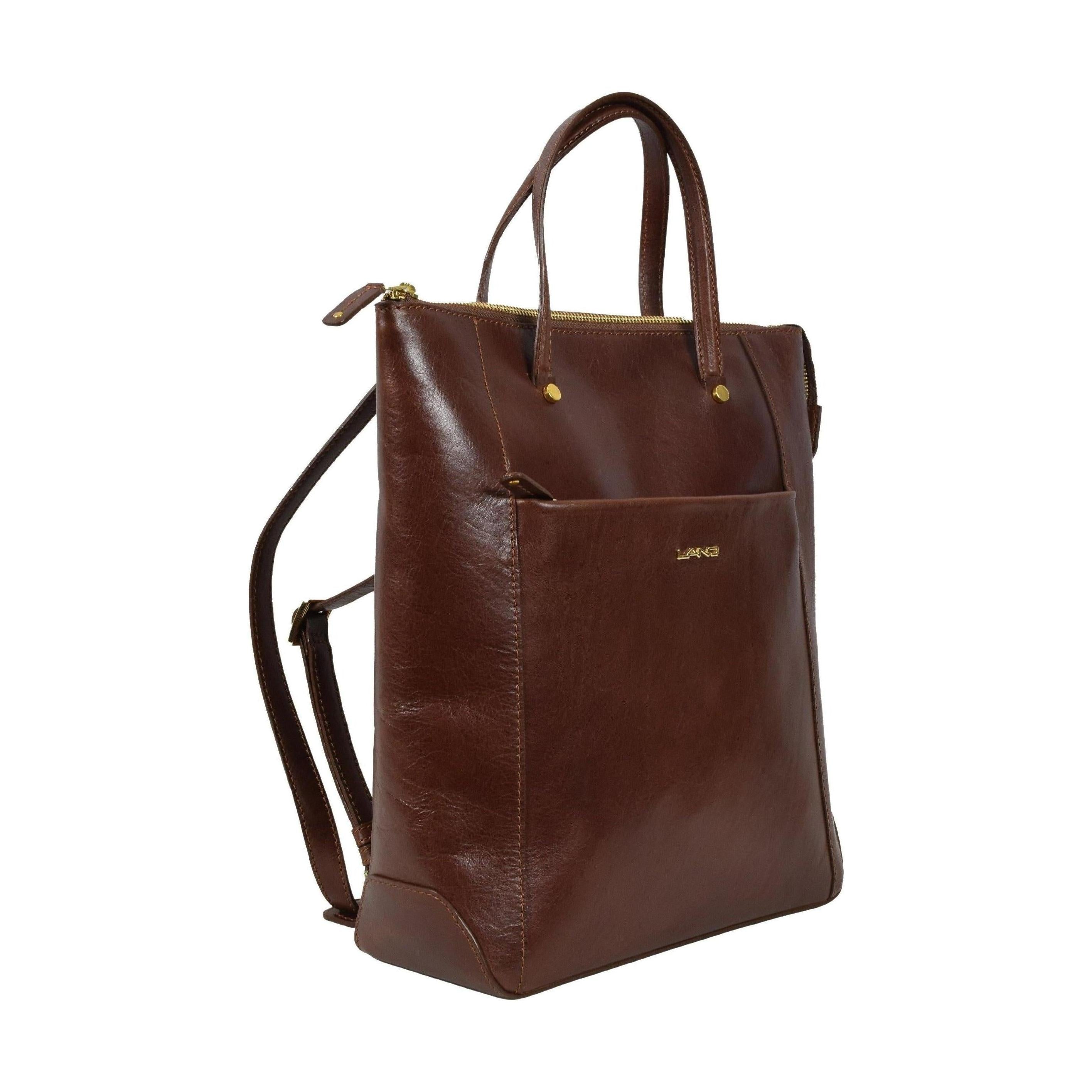 The Sheyenne Convertible Backpack, Handbag | LAND Leather Goods