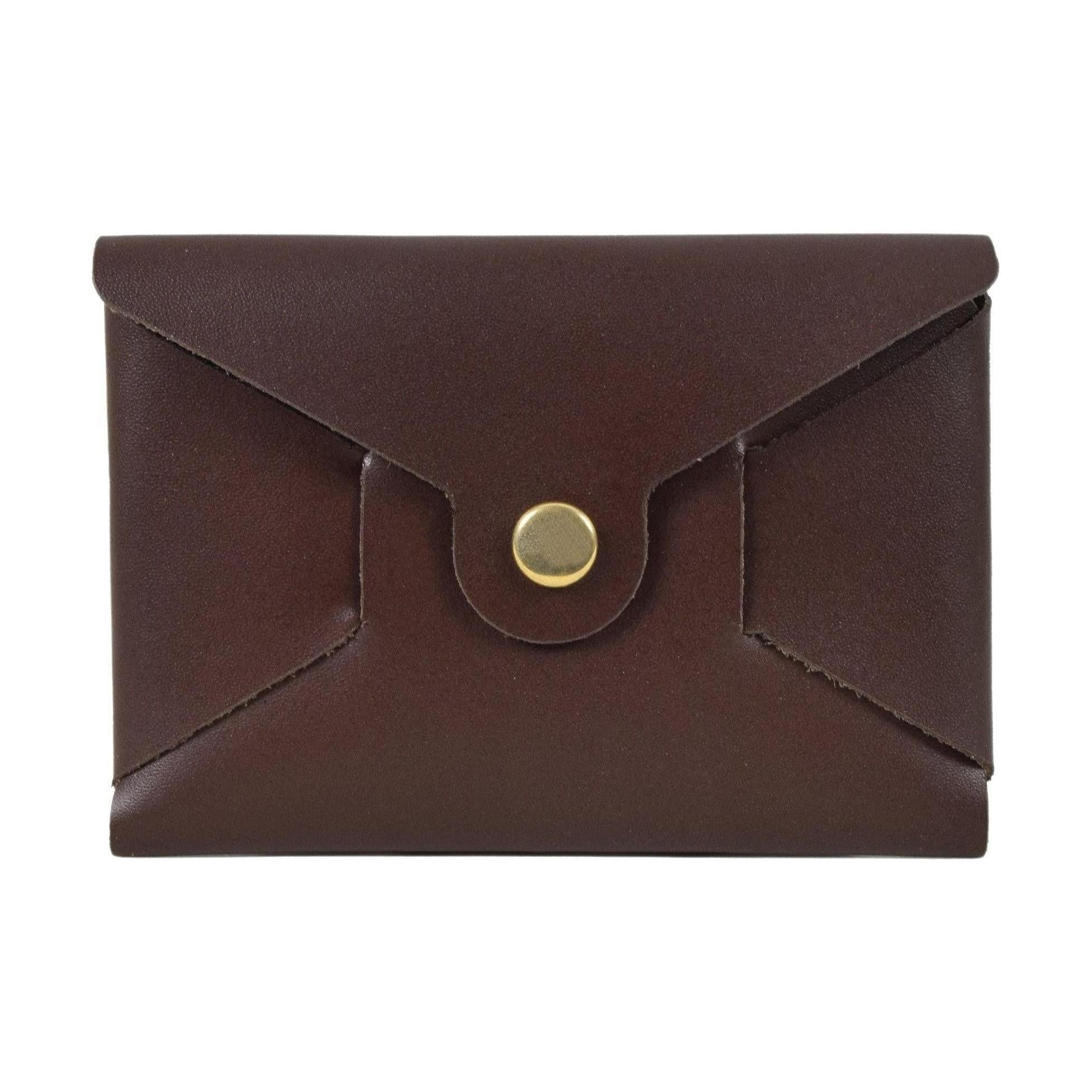 Buttoned Pouch, Wallet | LAND Leather Goods