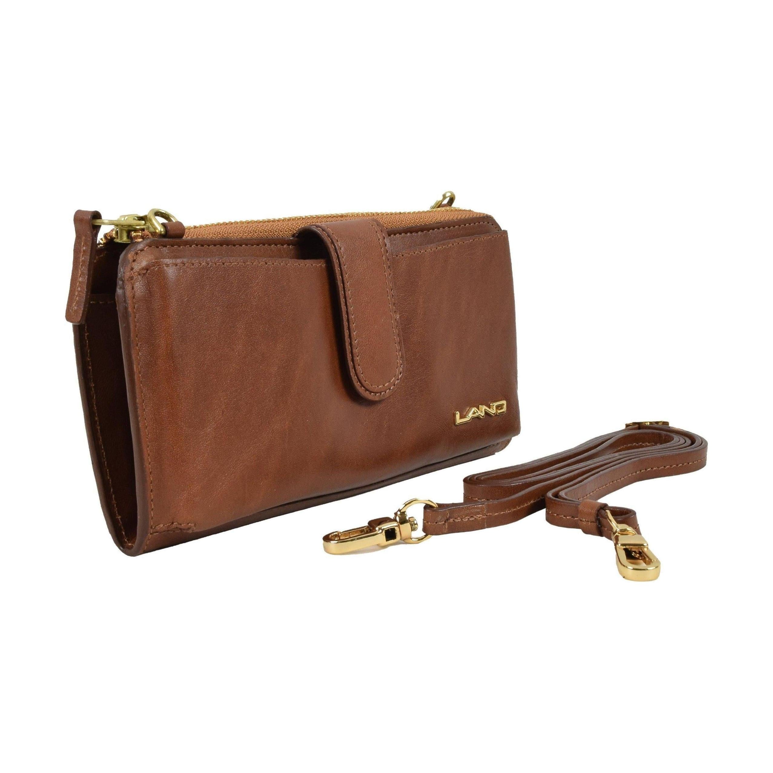 Napa Convertible Wallet & Crossover, Crossover Bag | LAND Leather Goods