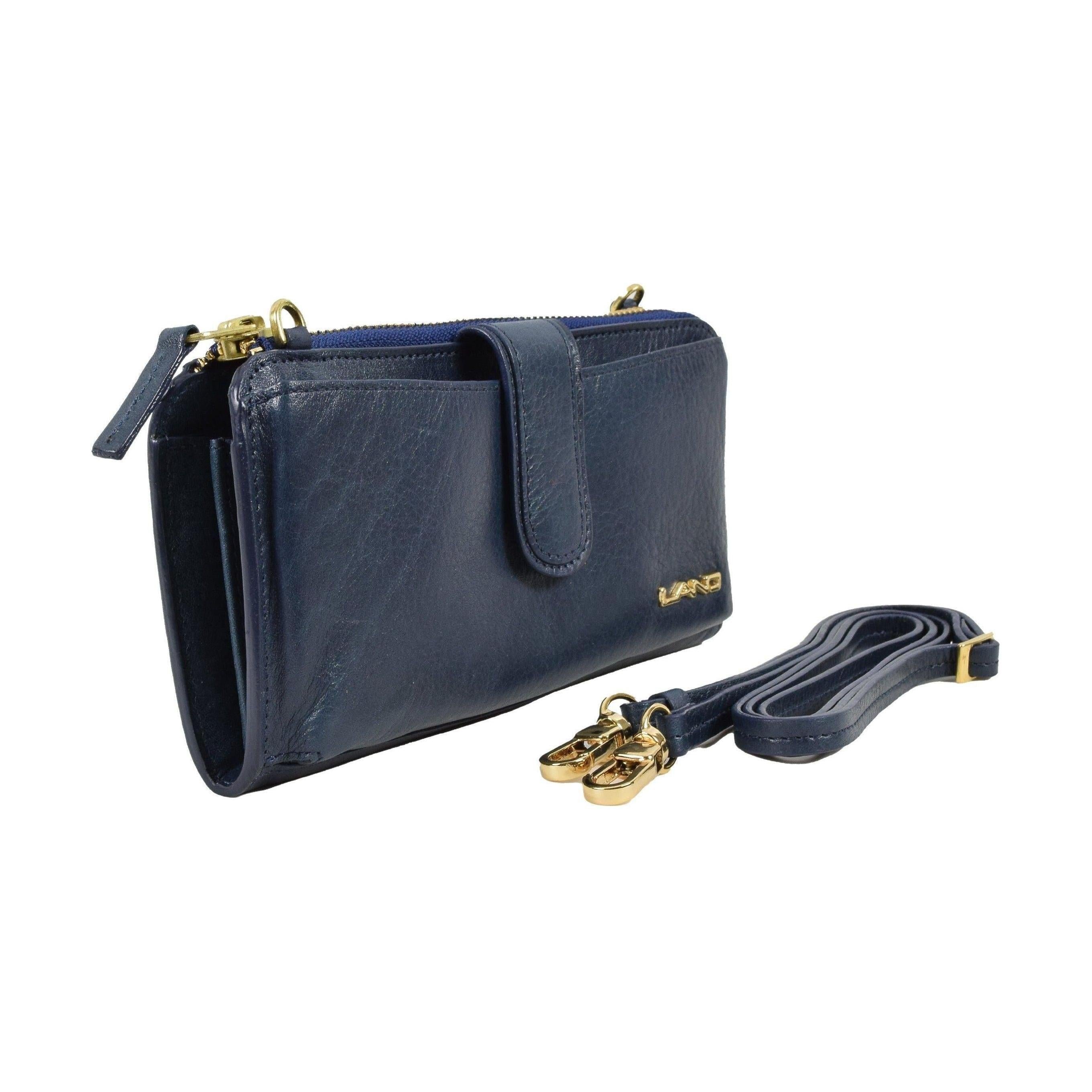 Napa Convertible Wallet & Crossover, Crossover Bag | LAND Leather Goods