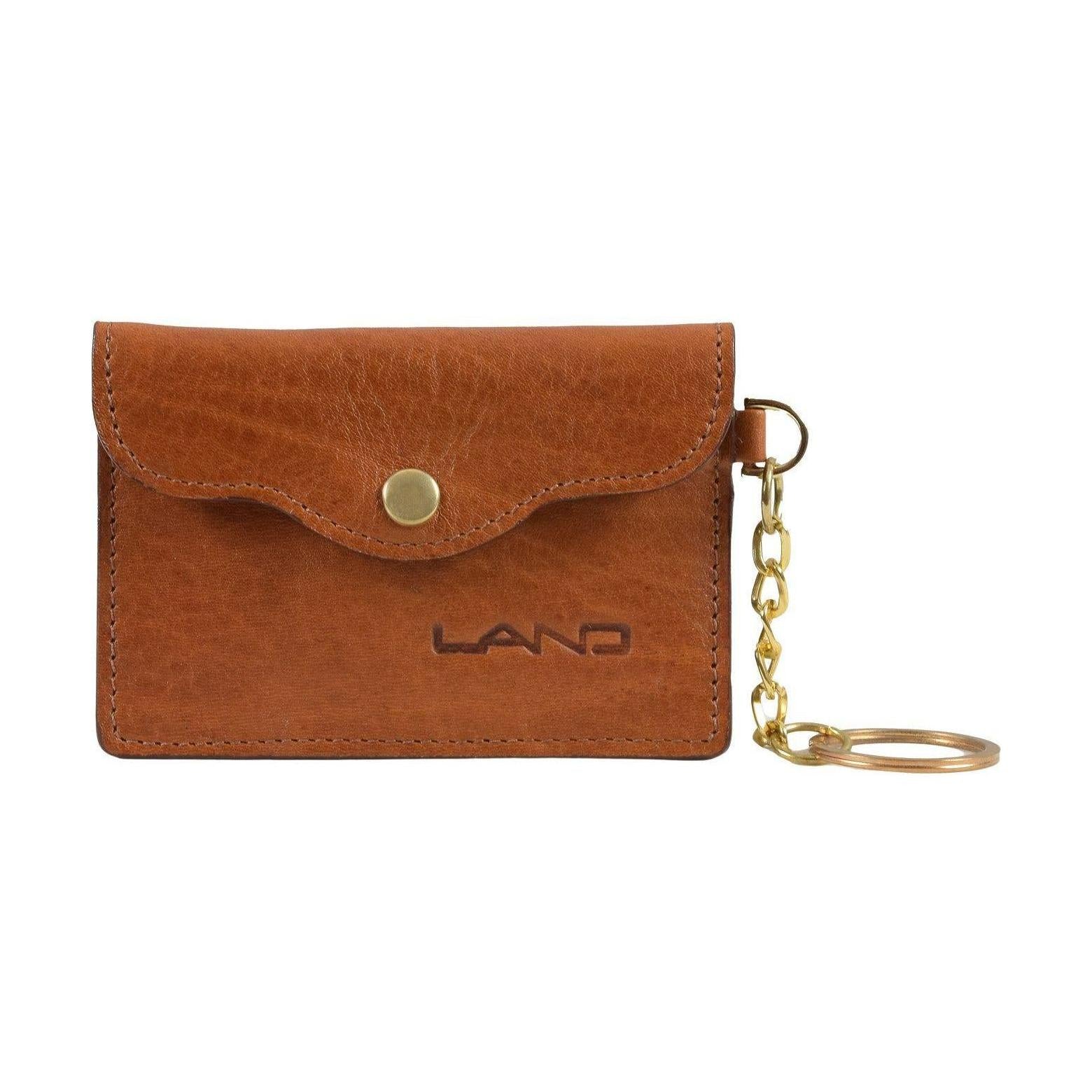 Key Ring Card Holder, Key Ring | LAND Leather Goods