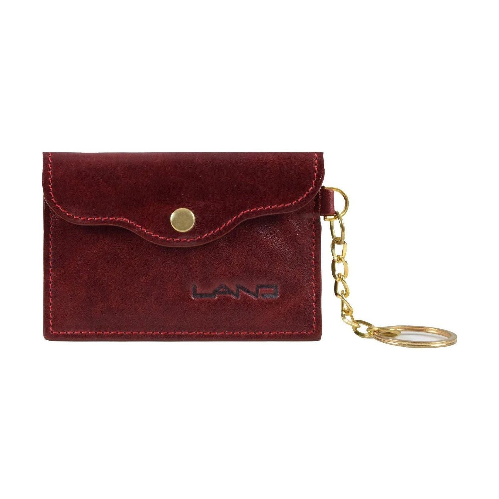 Key Ring Card Holder, Key Ring | LAND Leather Goods