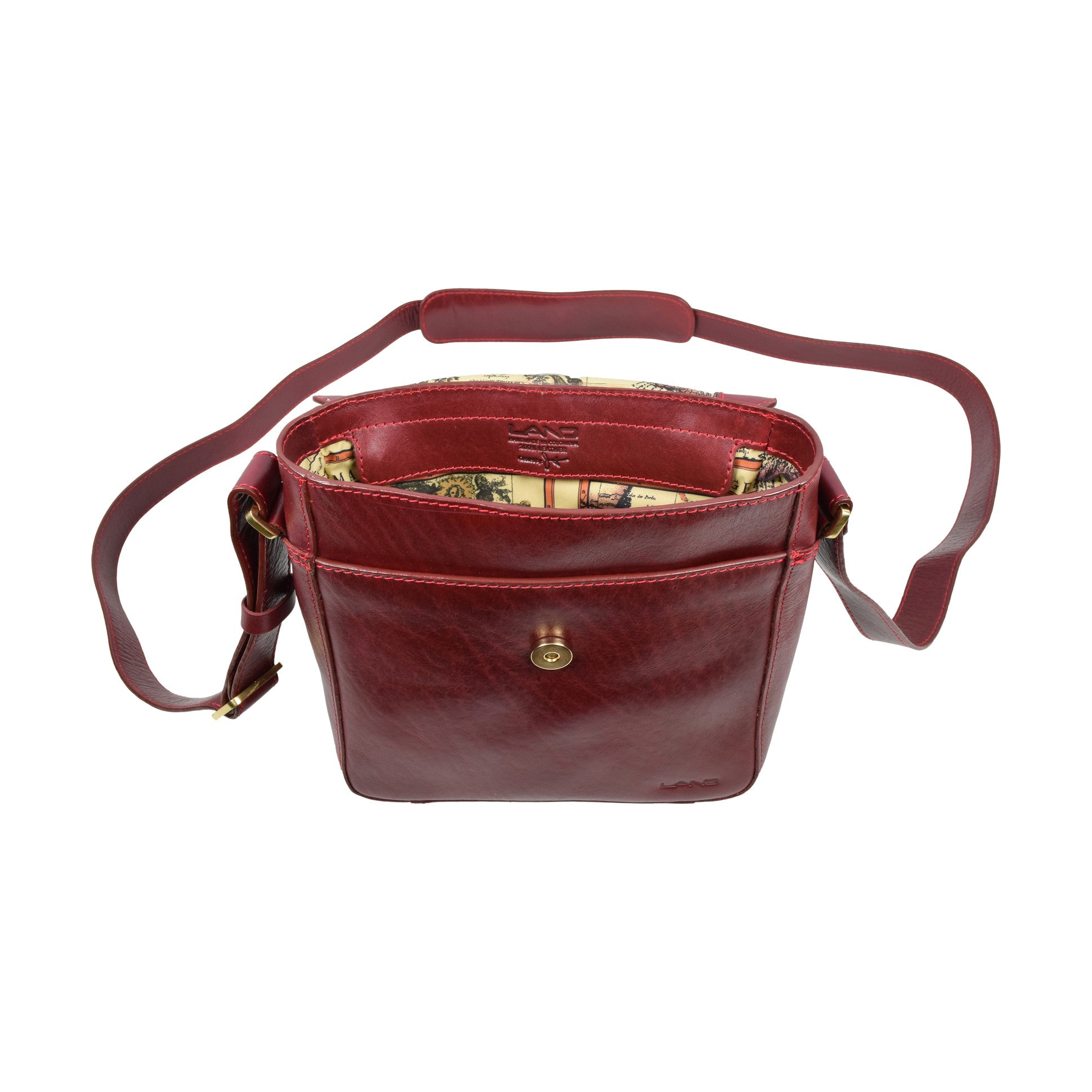 Graham Messenger, Crossover Bag | LAND Leather Goods