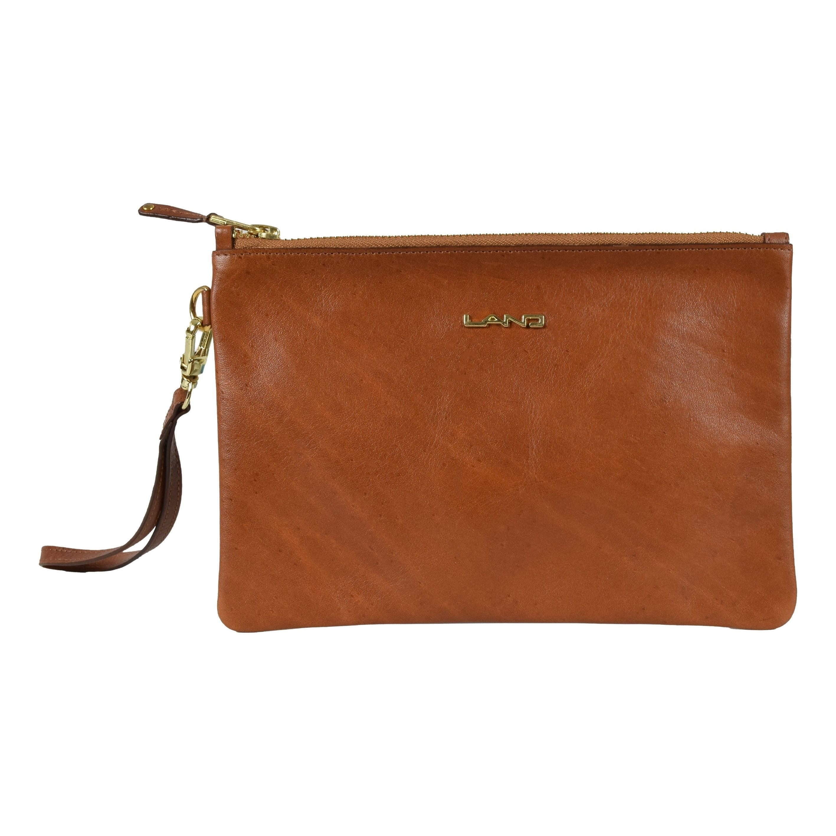 Ladies London Clutch, Wristlet | LAND Leather Goods
