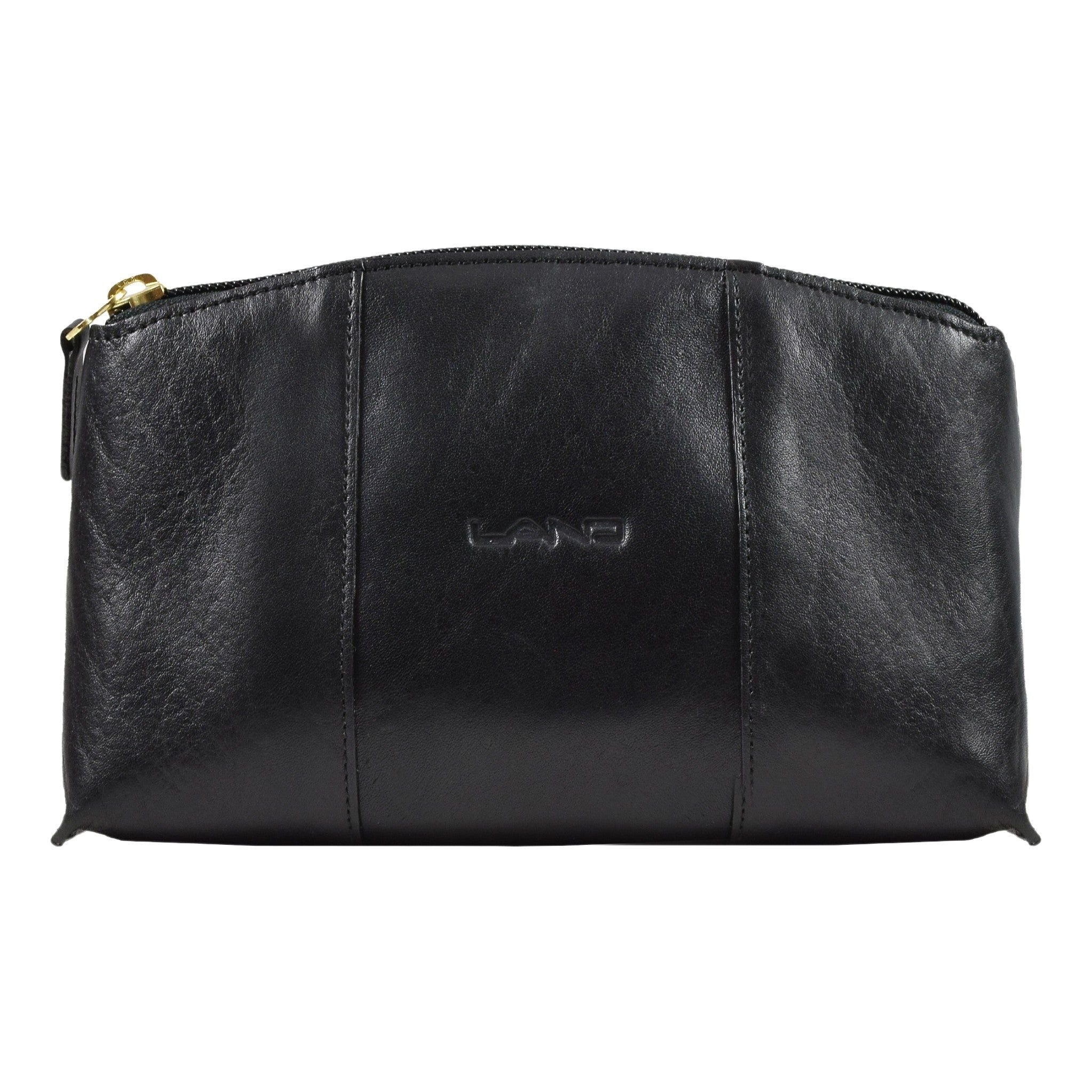 Cosmetic Pouch With Mirror, Cosmetic Pouch | LAND Leather Goods