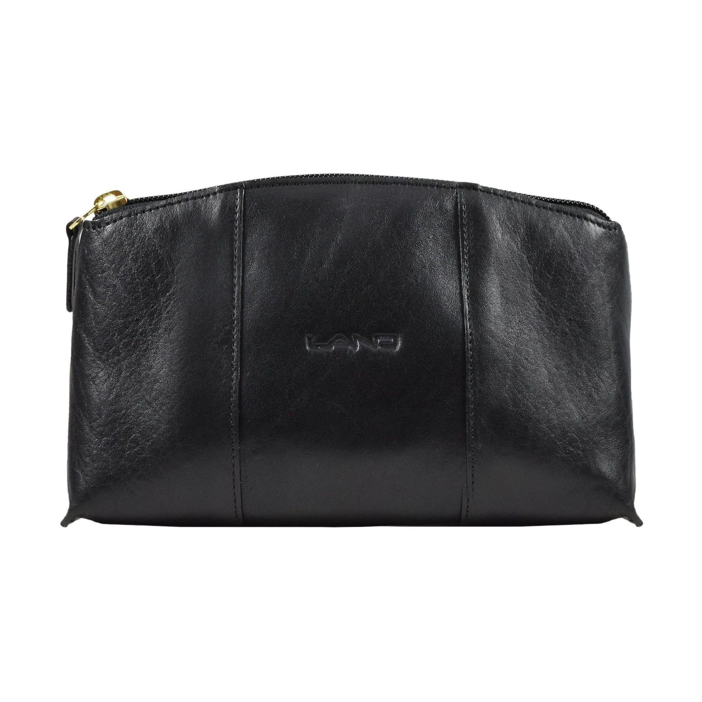 Cosmetic Pouch With Mirror, Cosmetic Pouch | LAND Leather Goods