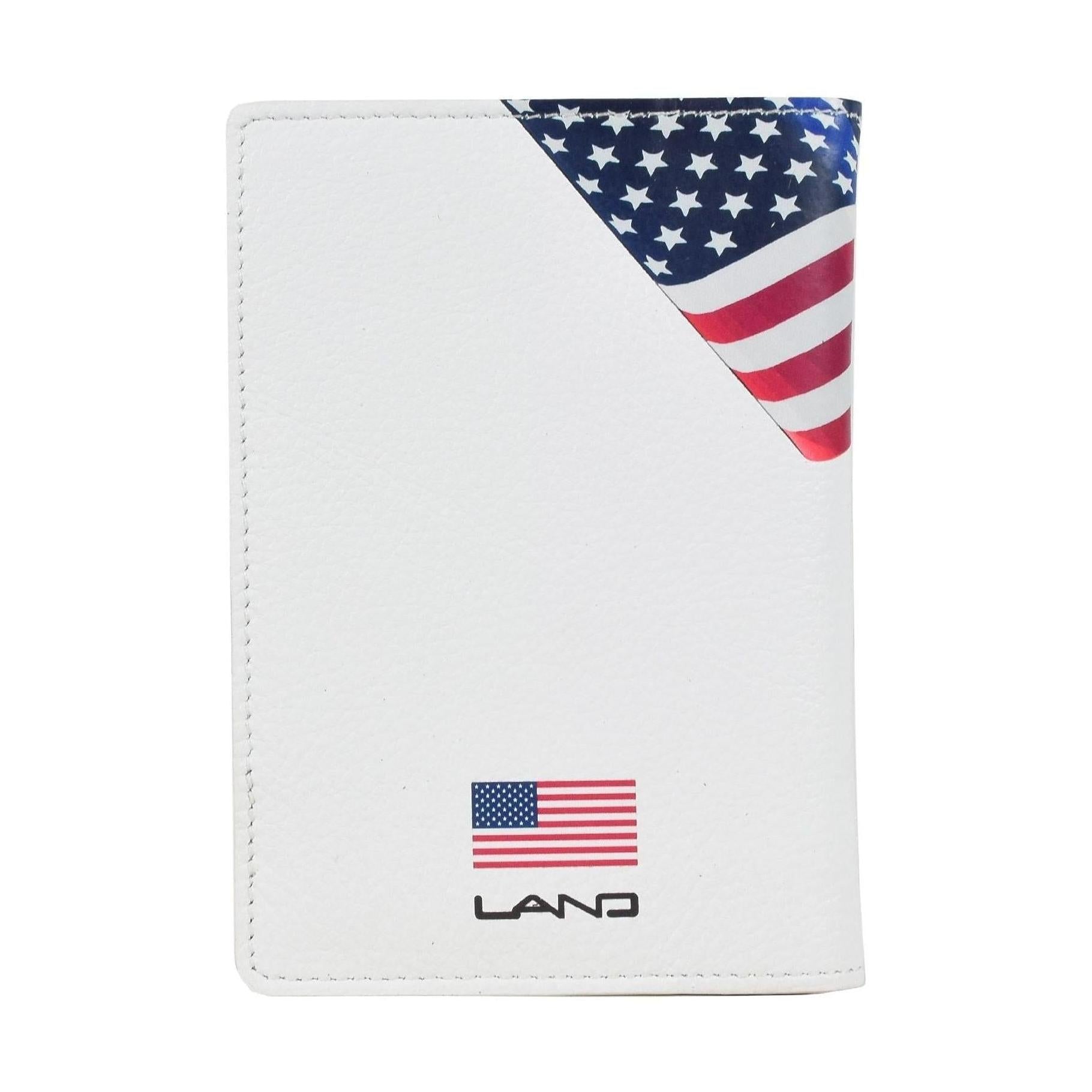 USA Heritage Passport Case, Passport Case | LAND Leather Goods