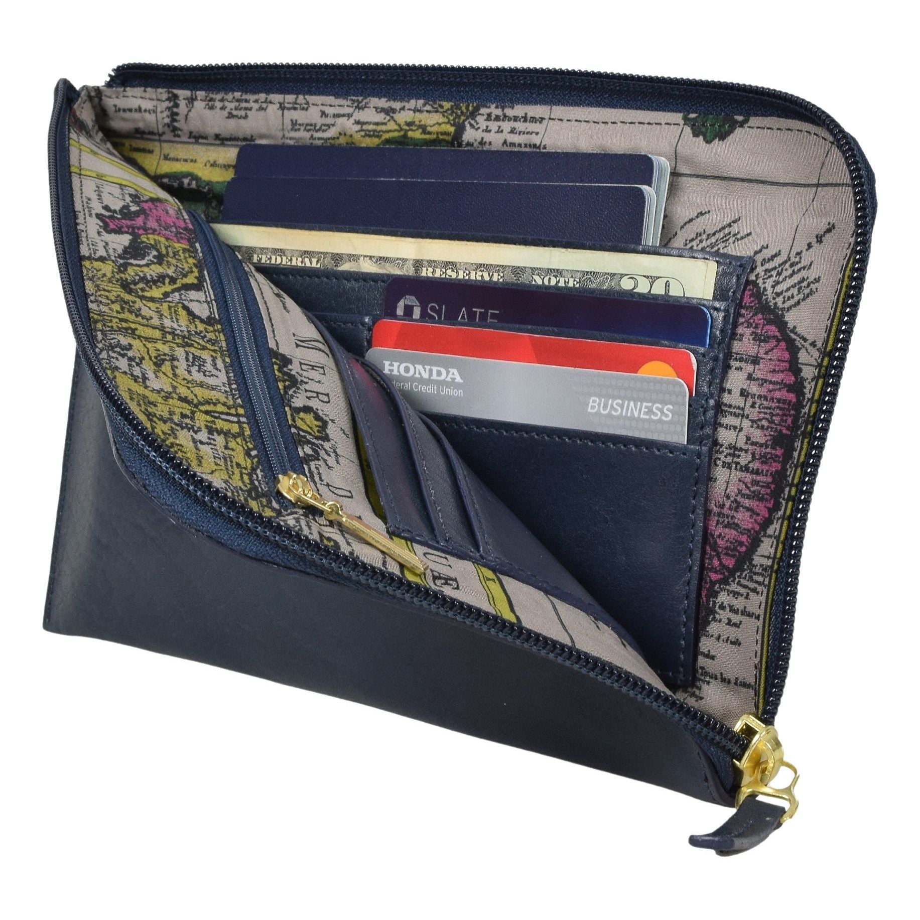 The Travel Caddy, Travel Wallet | LAND Leather Goods