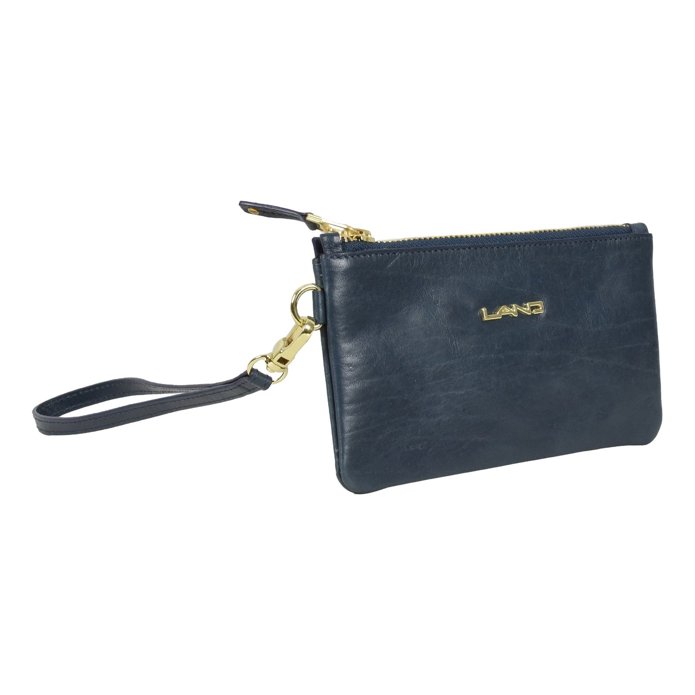 Ladies London Clutch, Wristlet | LAND Leather Goods