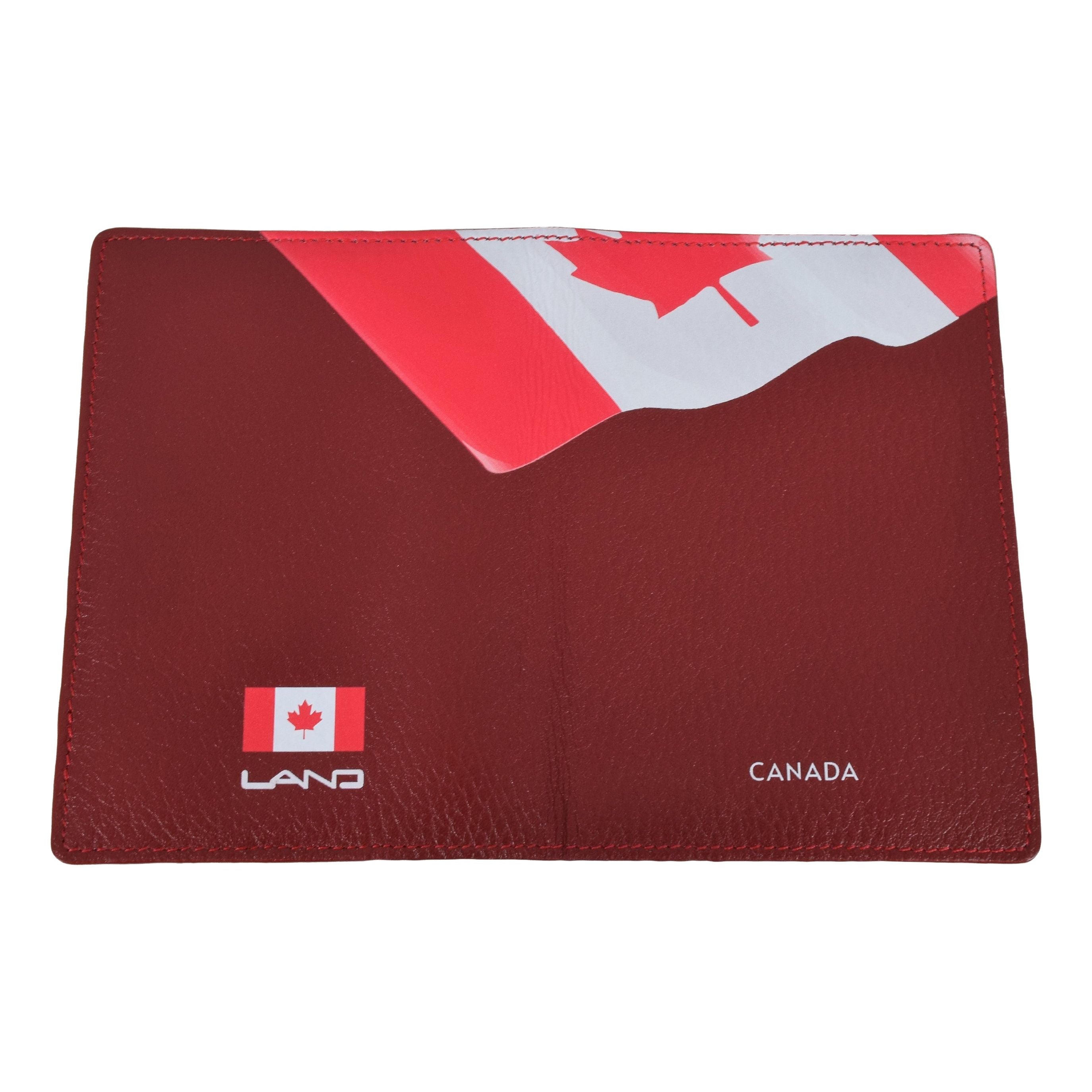 Canada Heritage Passport Case, Passport Case | LAND Leather Goods