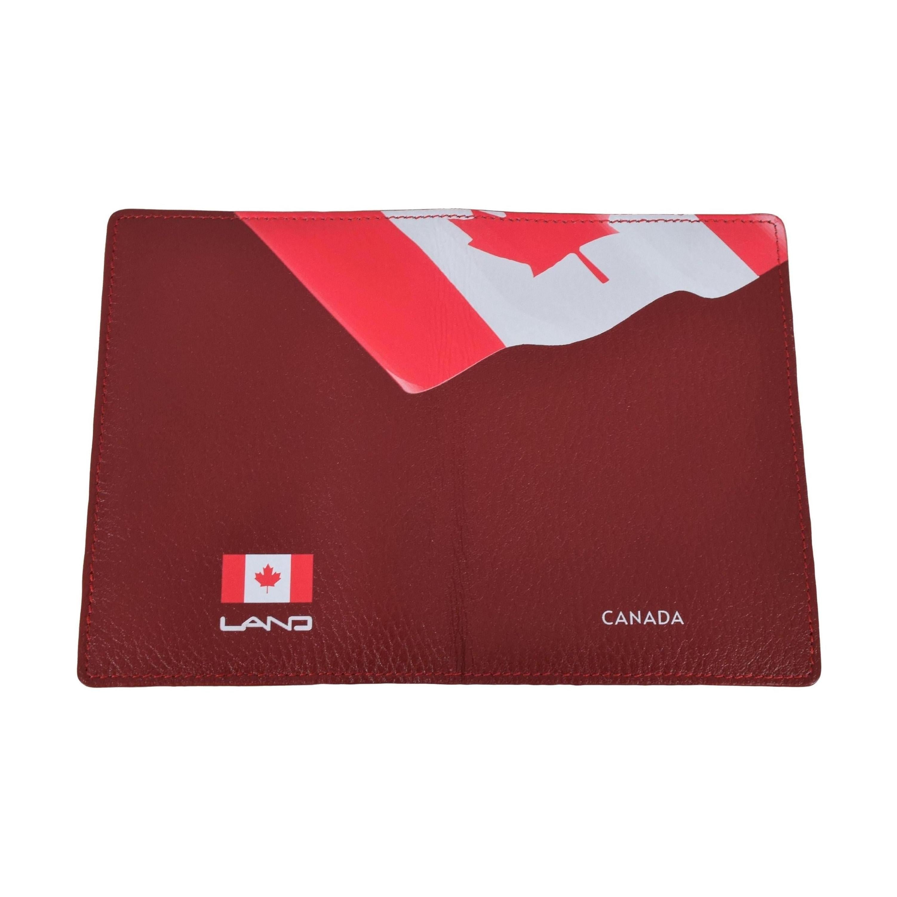 Canada Heritage Passport Case, Passport Case | LAND Leather Goods
