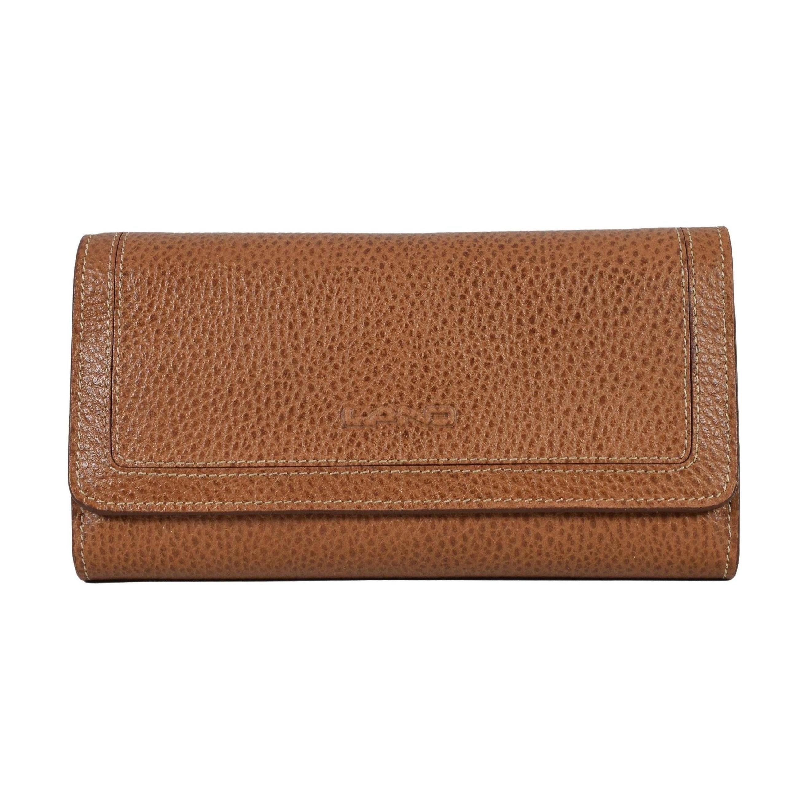 Double Snap Checkbook Wallet, Wallet | LAND Leather Goods