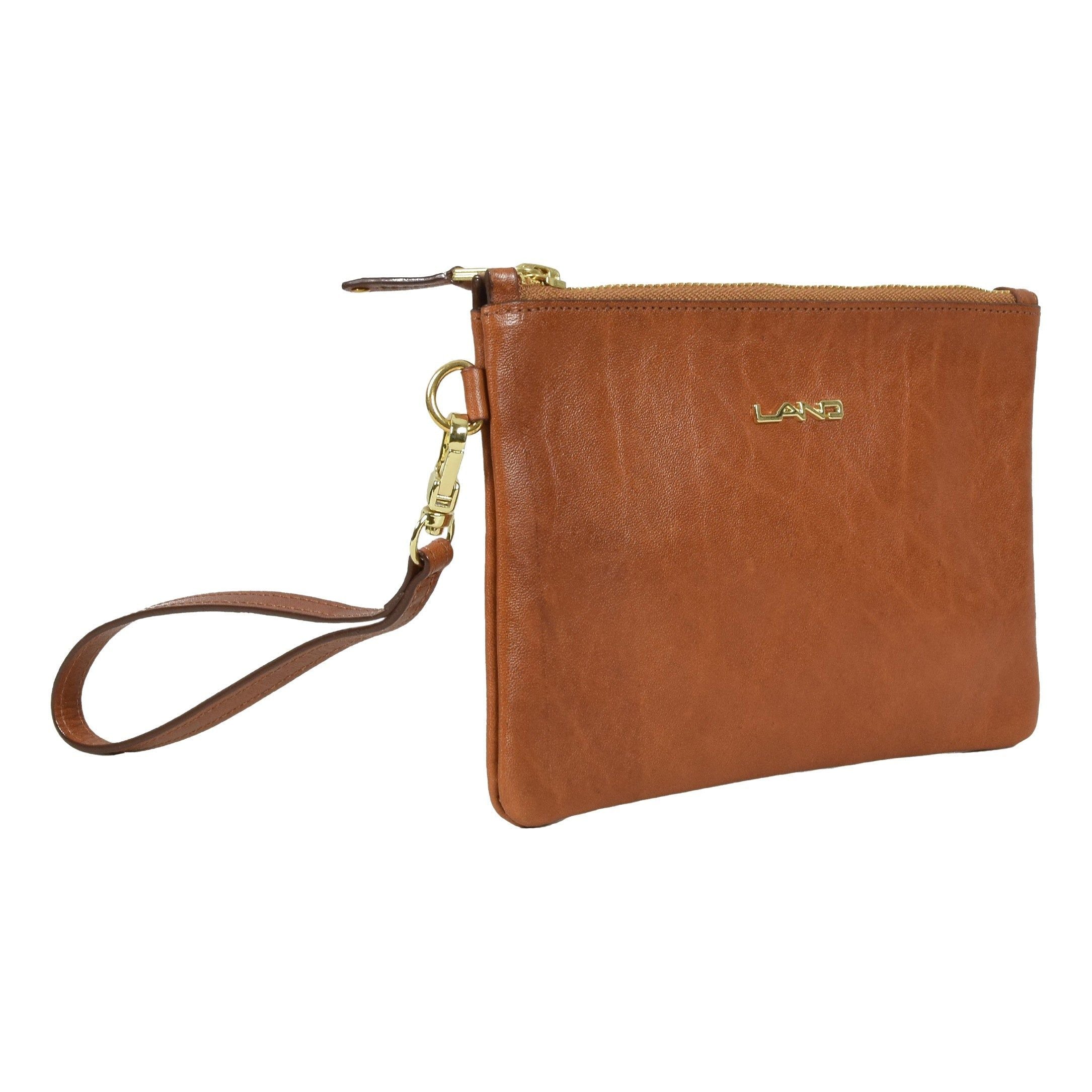 Ladies London Clutch, Wristlet | LAND Leather Goods