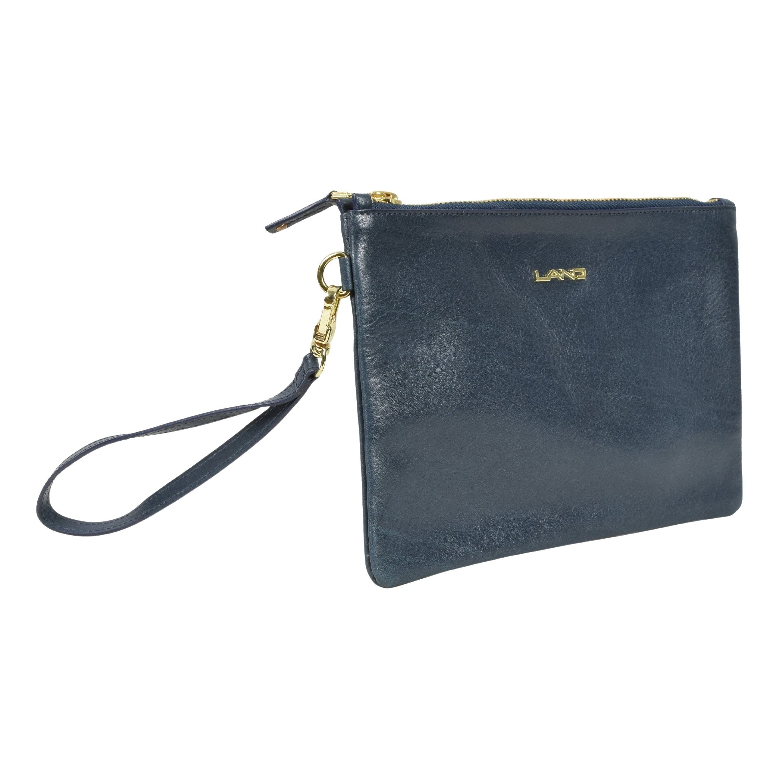 Ladies London Clutch, Wristlet | LAND Leather Goods