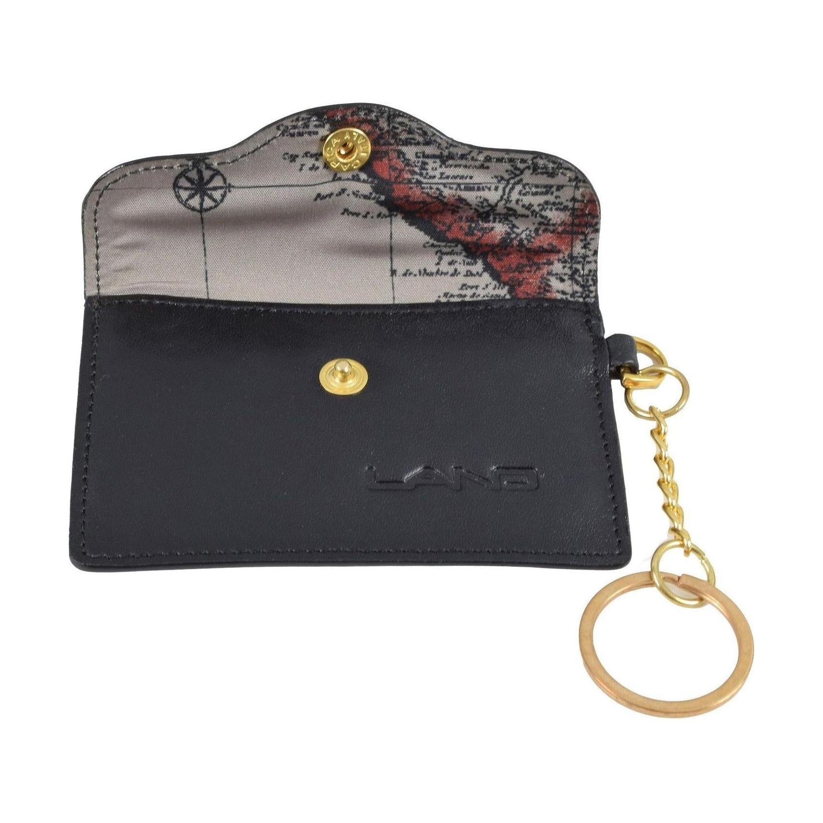 Key Ring Card Holder, Key Ring | LAND Leather Goods