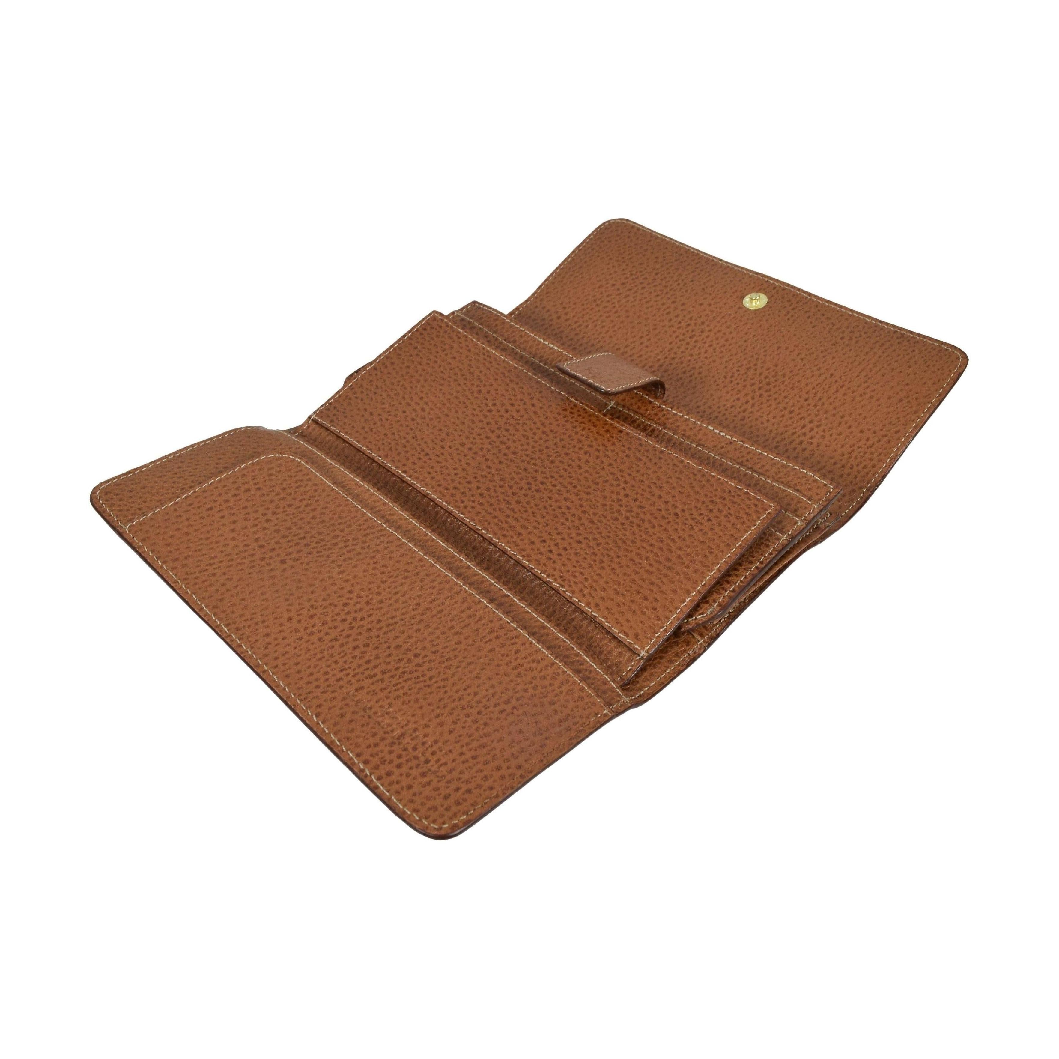 Double Snap Checkbook Wallet, Wallet | LAND Leather Goods