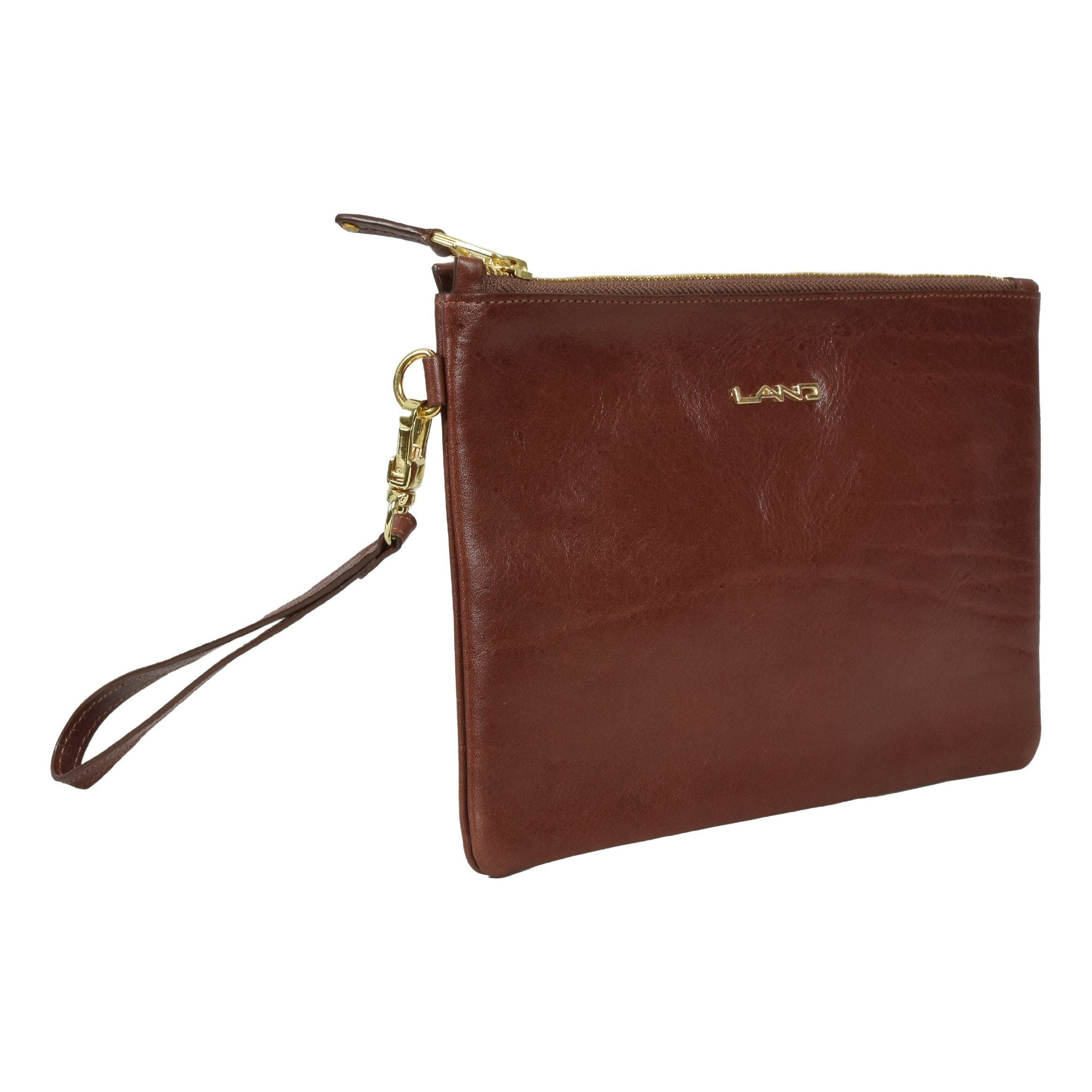 Ladies London Clutch, Wristlet | LAND Leather Goods