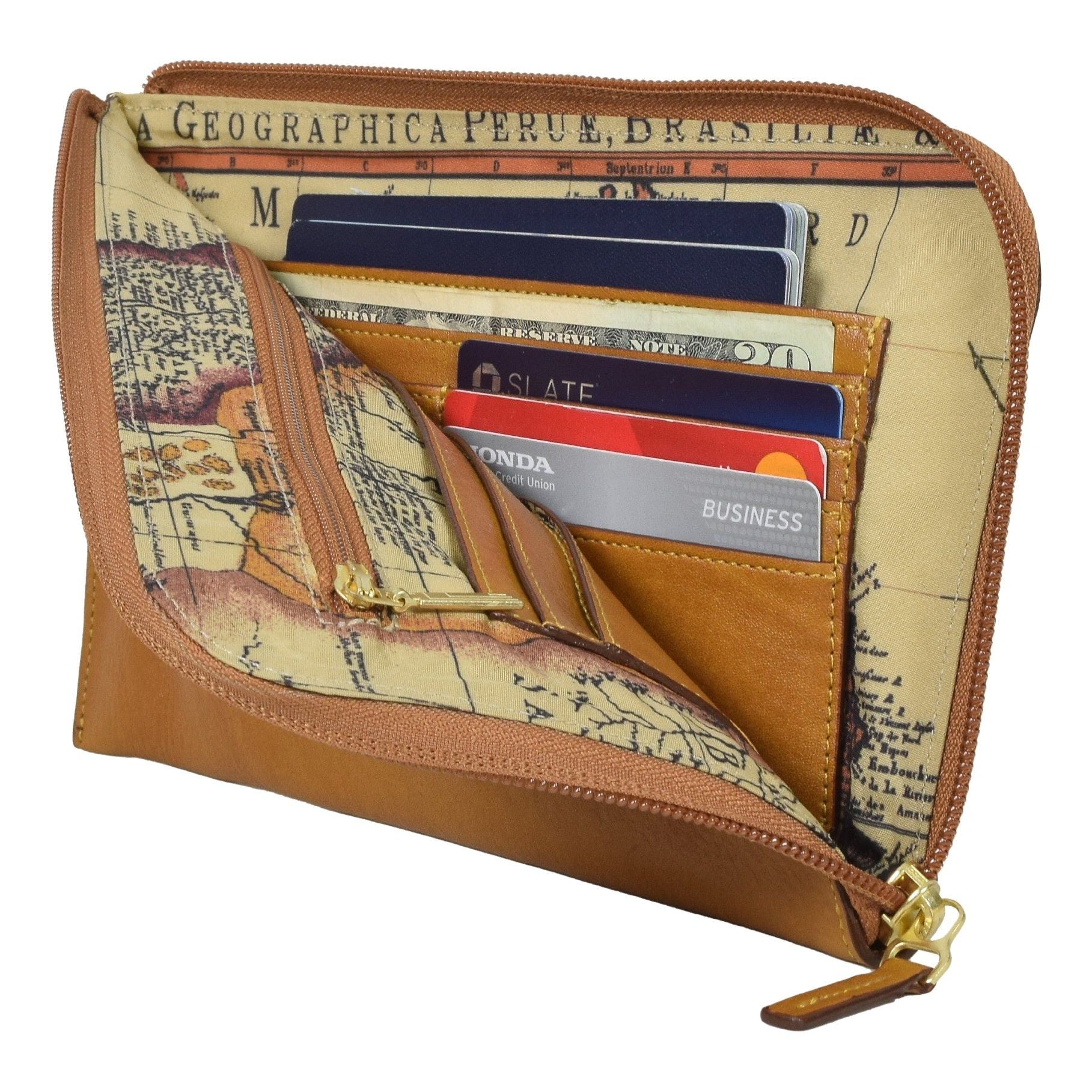 The Travel Caddy, Travel Wallet | LAND Leather Goods