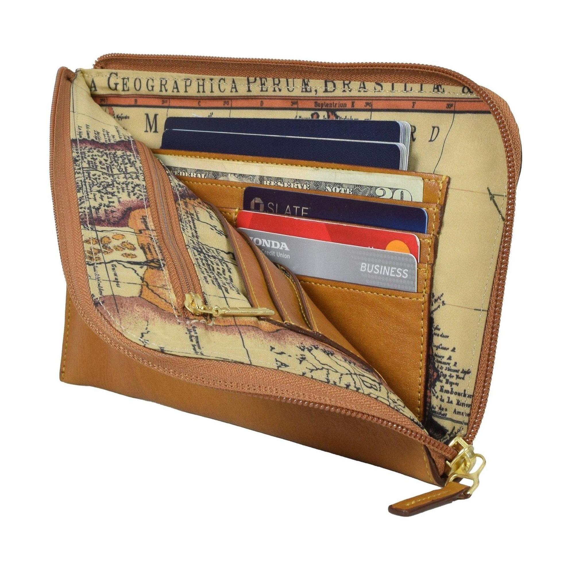 The Travel Caddy, Travel Wallet | LAND Leather Goods