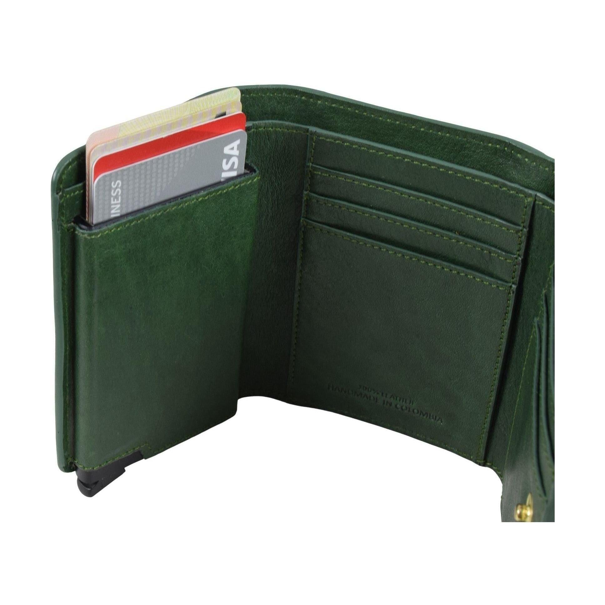 Ladies Pop Up Card Wallet, Wallet | LAND Leather Goods